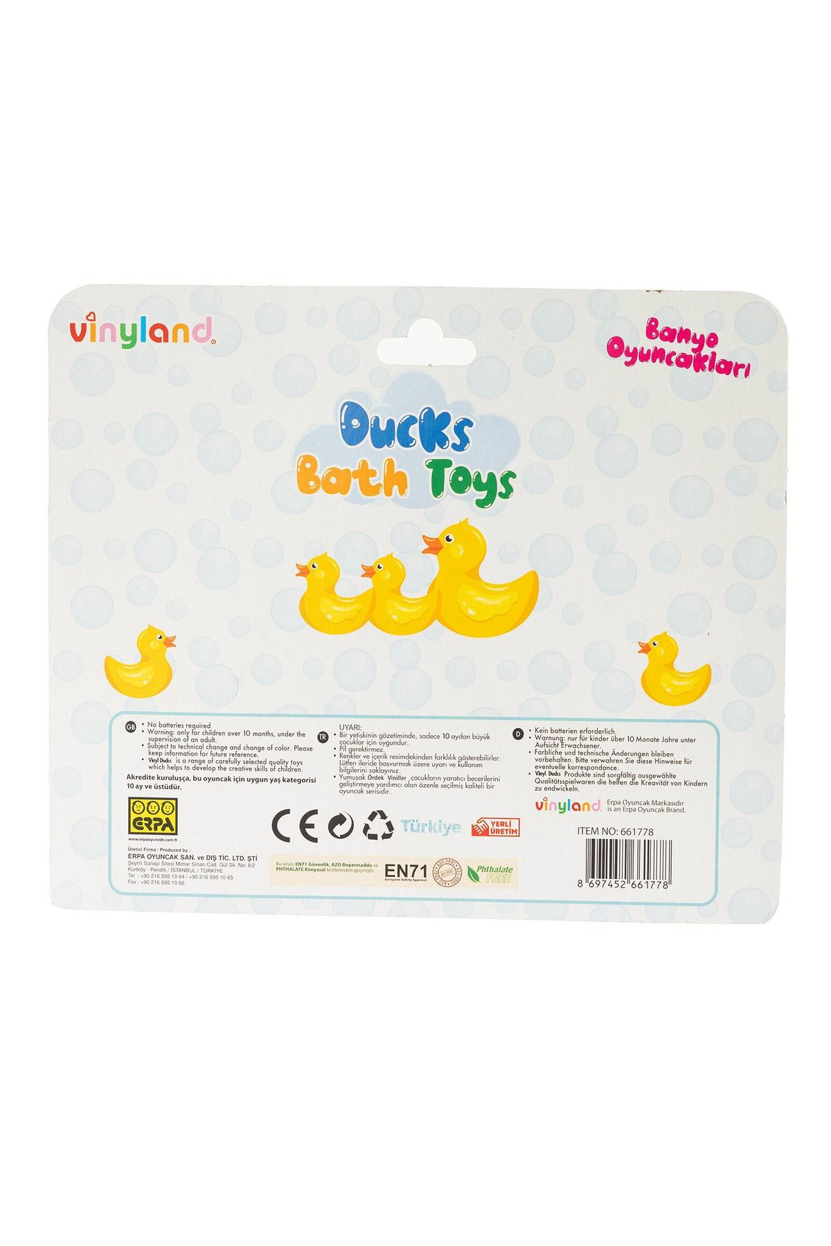 Oyuncak Store Ördek Ailesi Banyo Oyuncaklari 3 Lü Set