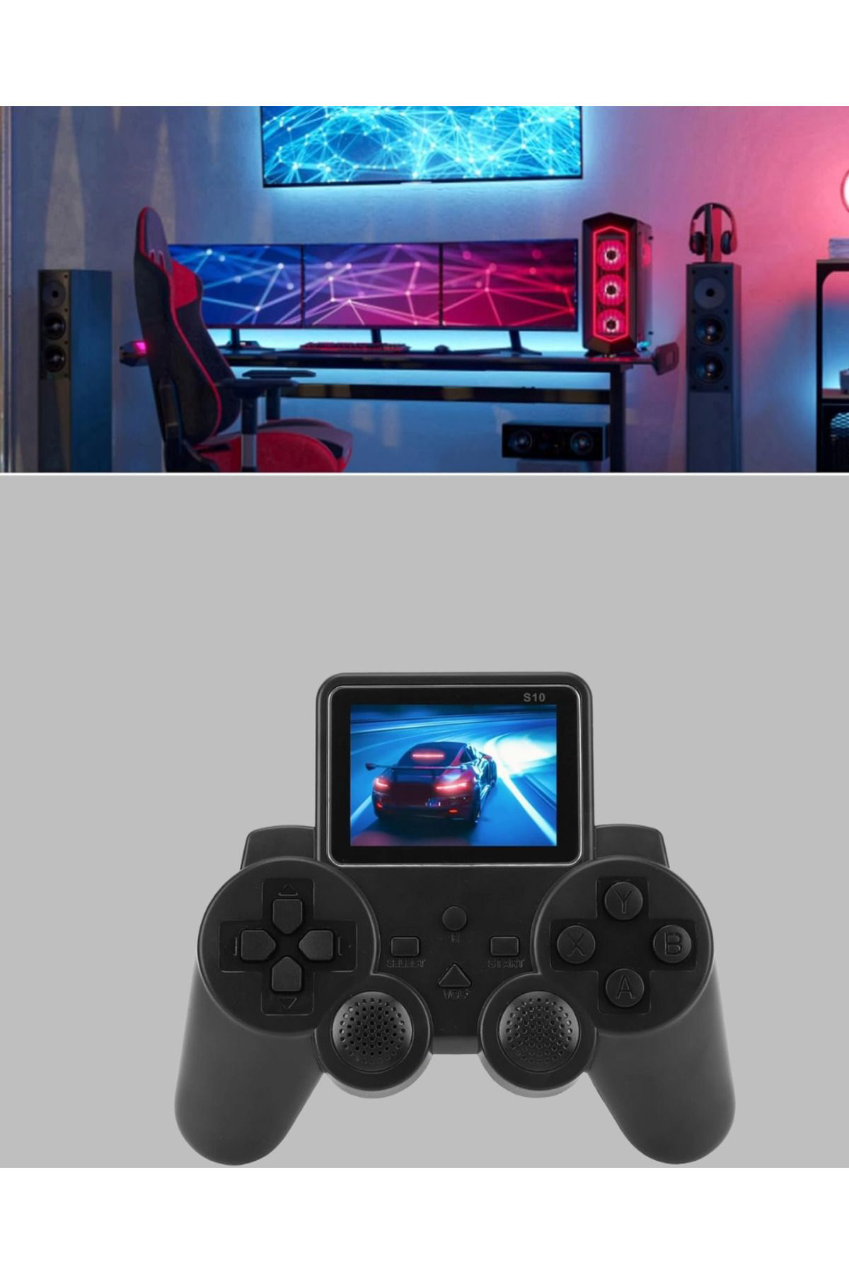 Pamiravm Orijinal 2025 S10 Gamepad 520 Oyunlu Hdmi Tv Bağlantili A Kalite