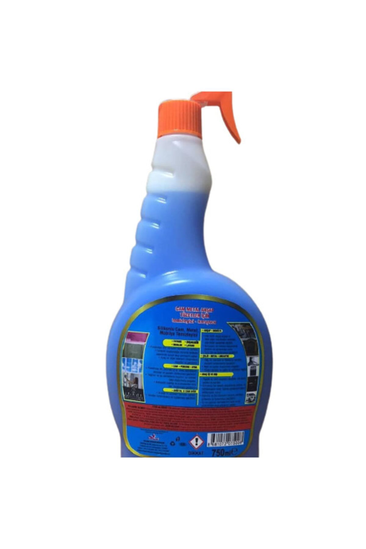 Powermax Orijinal Silikonlu Cam Metal Ahşap Temizleyici 750 Ml