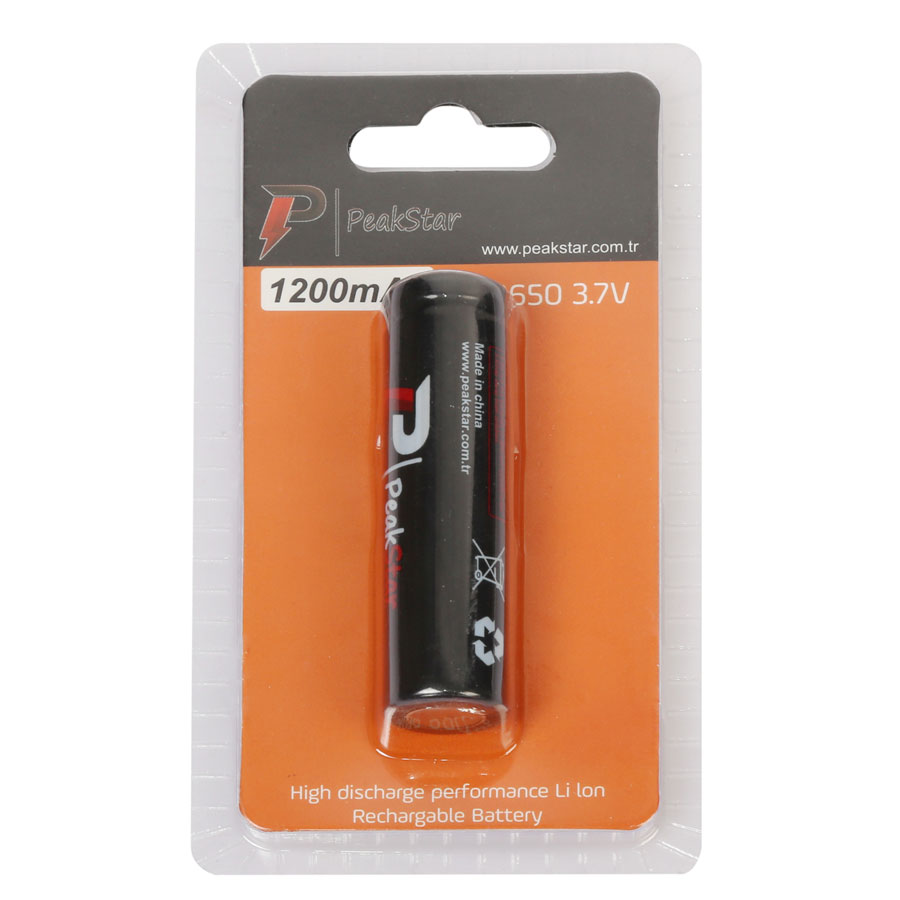 Evimdeyokyok Orjinal 3.7 V 1200 Mah Şarj Edilebilir 18650 Turbo Model Li-İon Ş