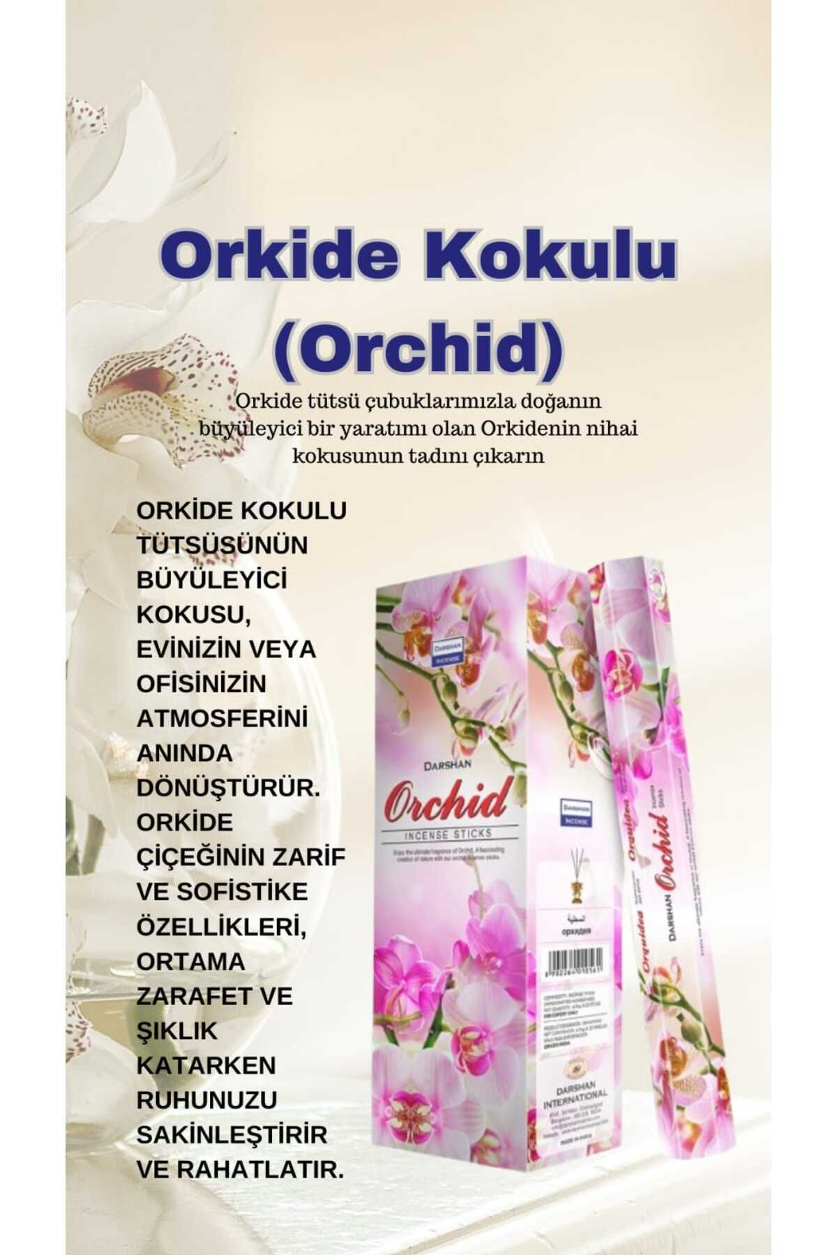 Darshan Orkide İç Huzur Tütsü 20 Çubuk