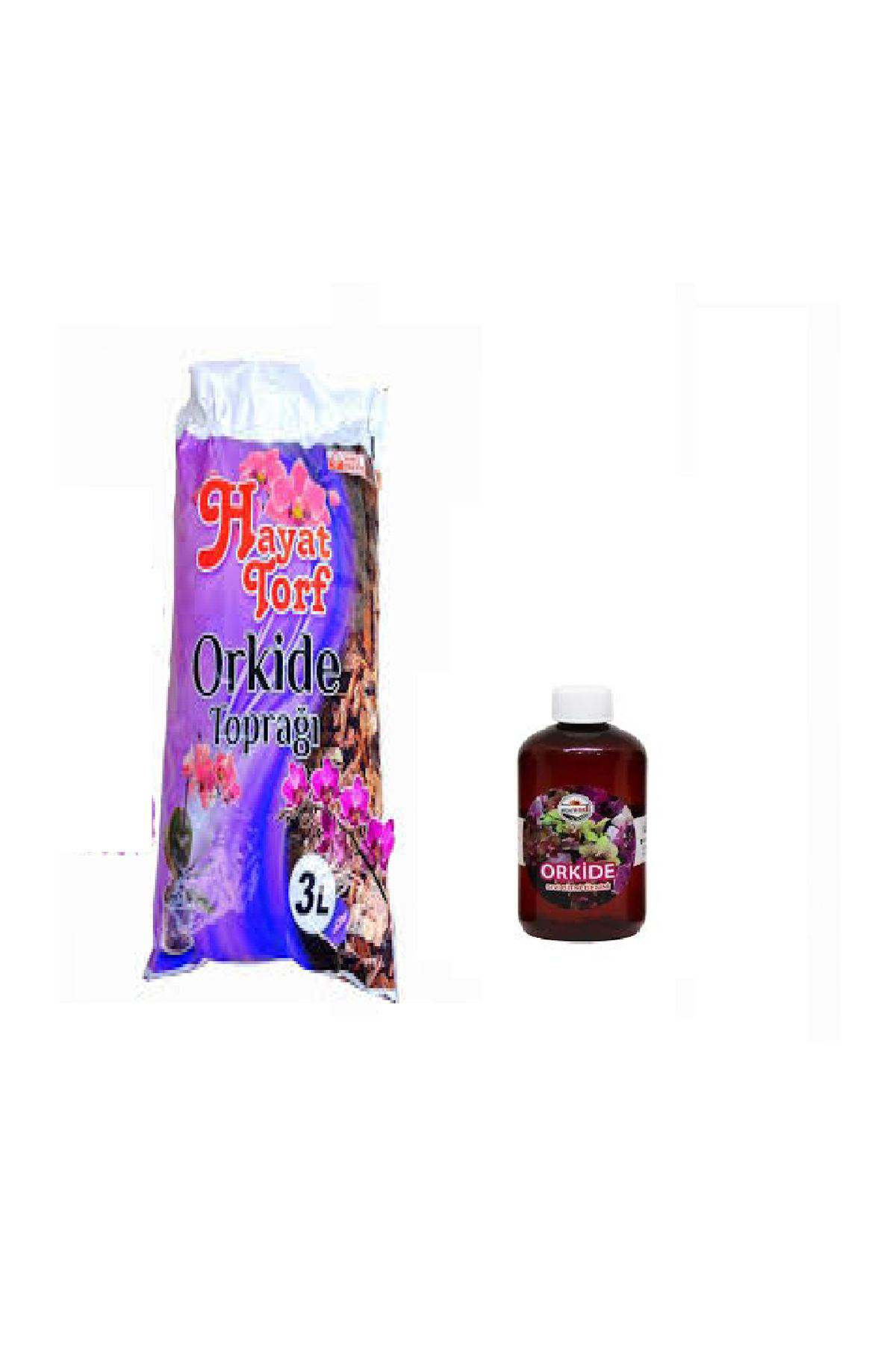 Altinvadi Orkide Topraği 3 L+Orkide Sivi Bitki Besini 250 Ml