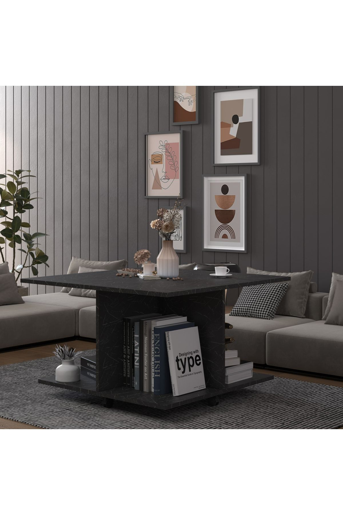 Asra Trend Orta Sehpa Os002 Royal Mermer