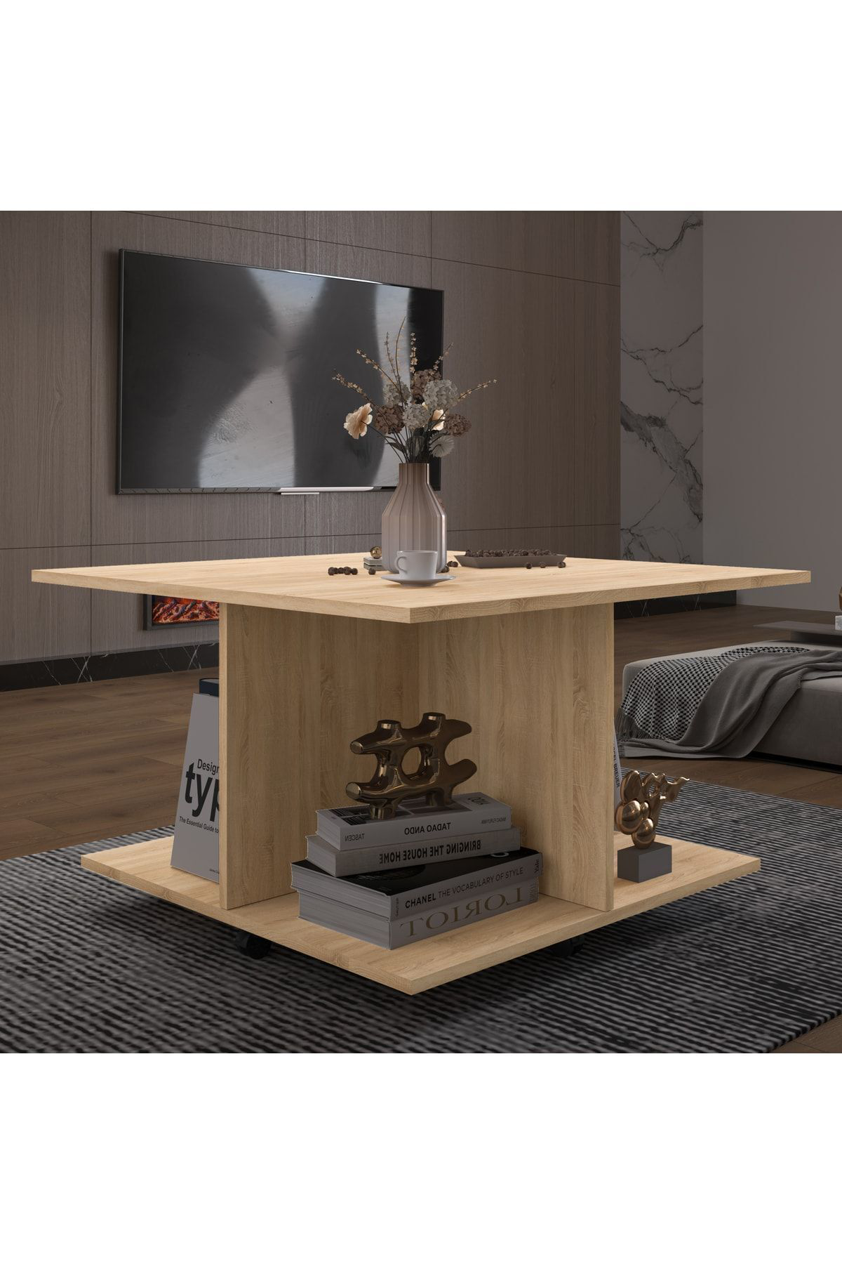 Asra Trend Orta Sehpa Os002 Safir Meşe
