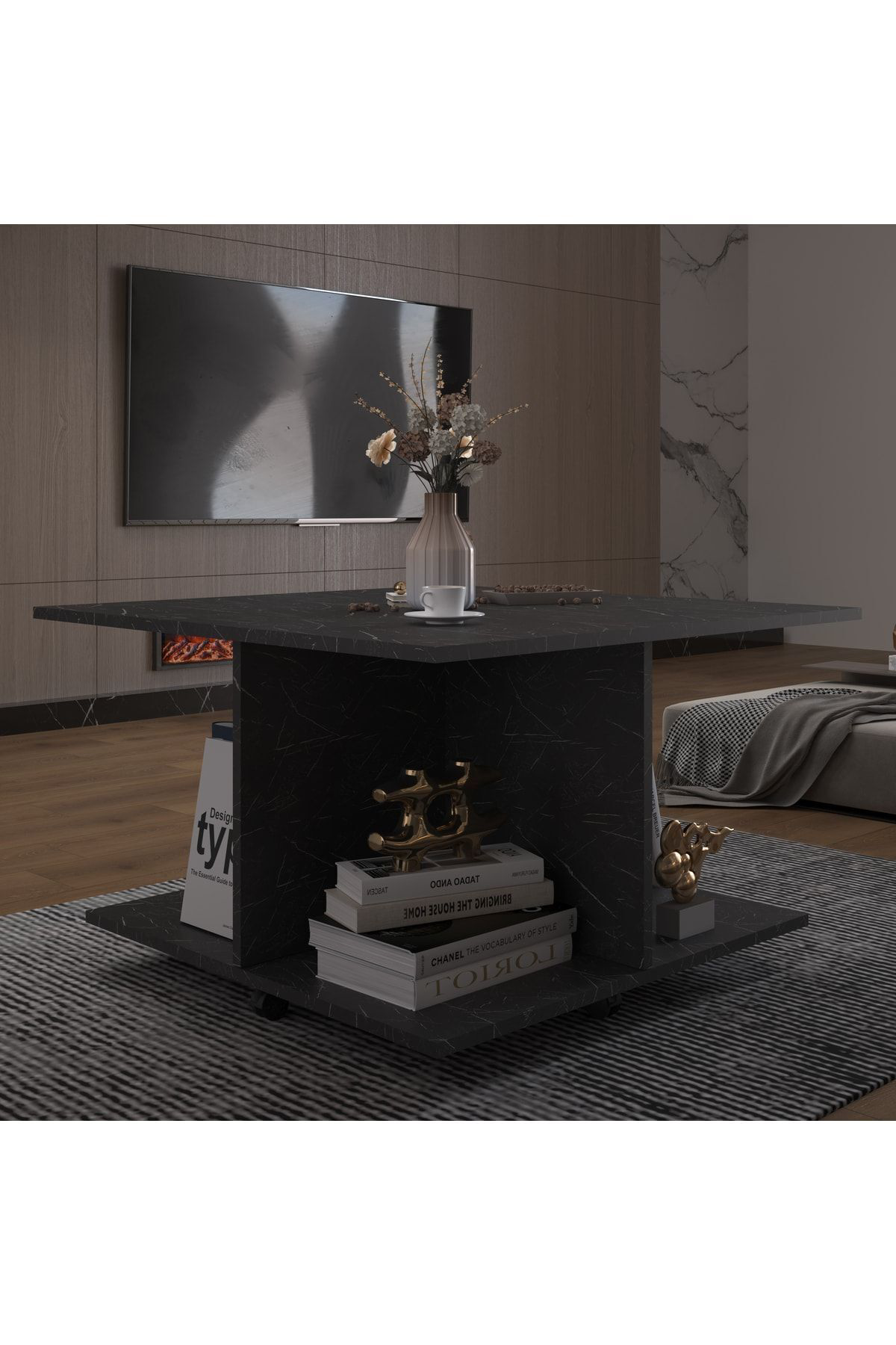 Asra Trend Orta Sehpa Os002 Royal Mermer