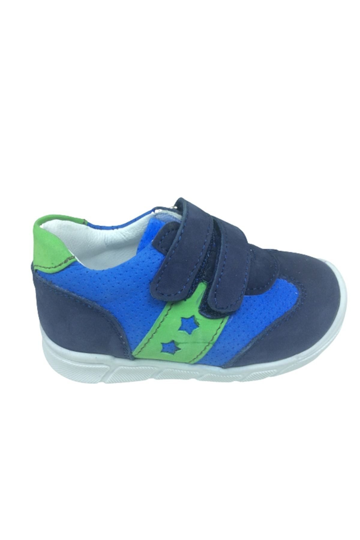 Minno Kids Ortopedikal Bebe Erkek Çocuk Spor Ayakkabi Lacivert-Mavi Cirtli %