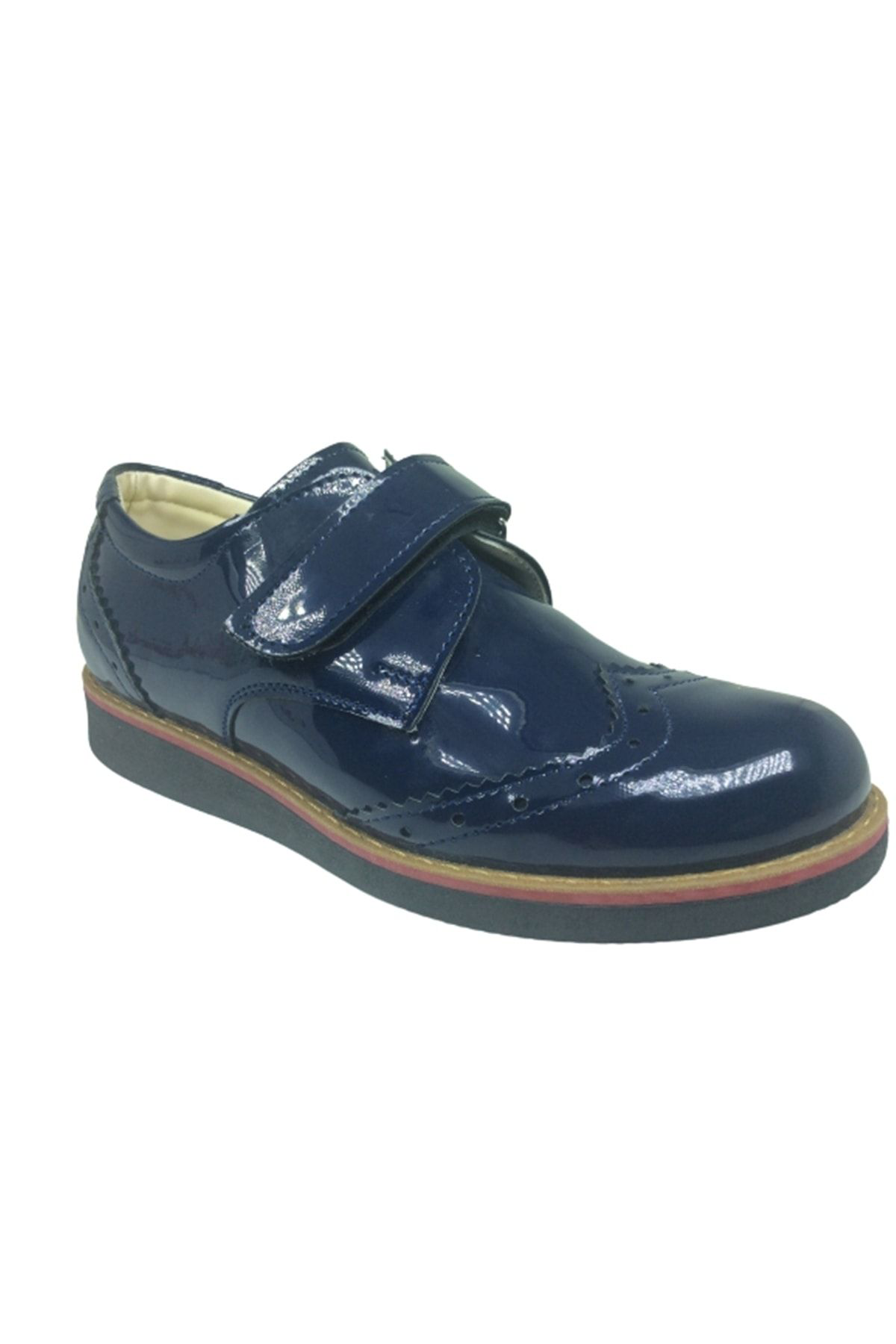 Ortaç Ortopedikal (Saçli) Kiz Erkek Unisex Filet Lacivert Rugan Cirtli