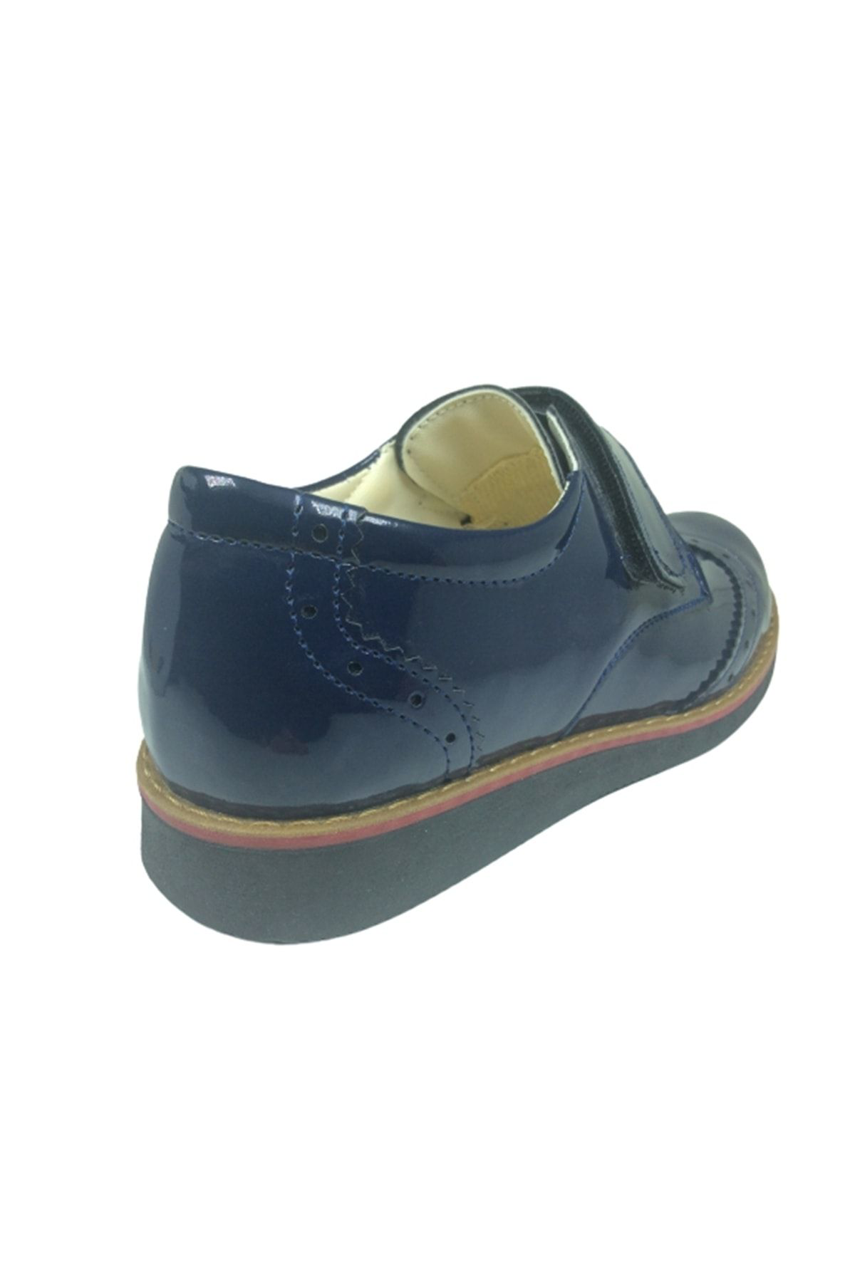 Ortaç Ortopedikal (Saçli) Kiz Erkek Unisex Filet Lacivert Rugan Cirtli