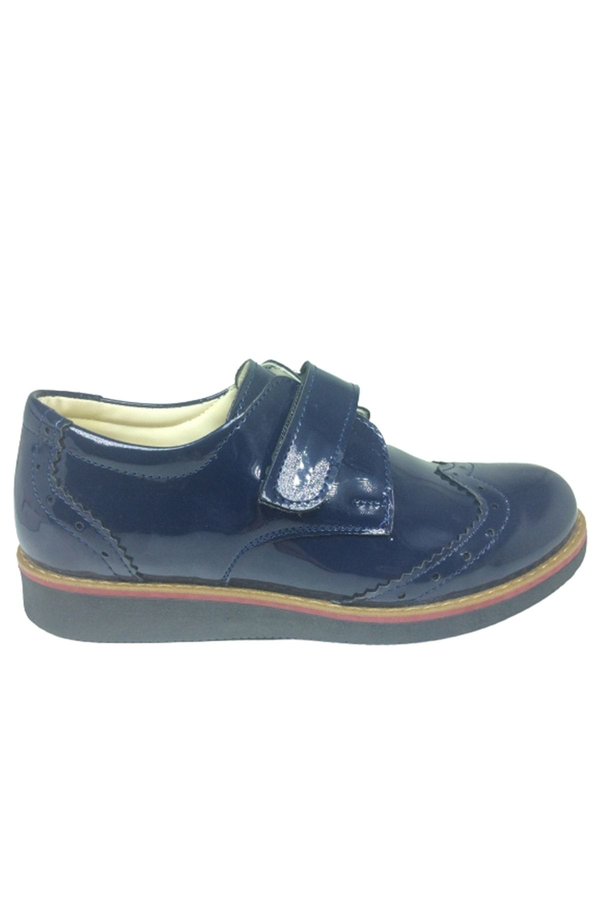 Ortaç Ortopedikal (Saçli) Kiz Erkek Unisex Filet Lacivert Rugan Cirtli