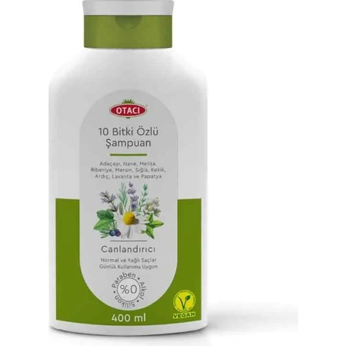 Otacı 10 Bitki Özlü Canlandırıcı Şampuan 400 Ml Normal Ve Yağlı S
