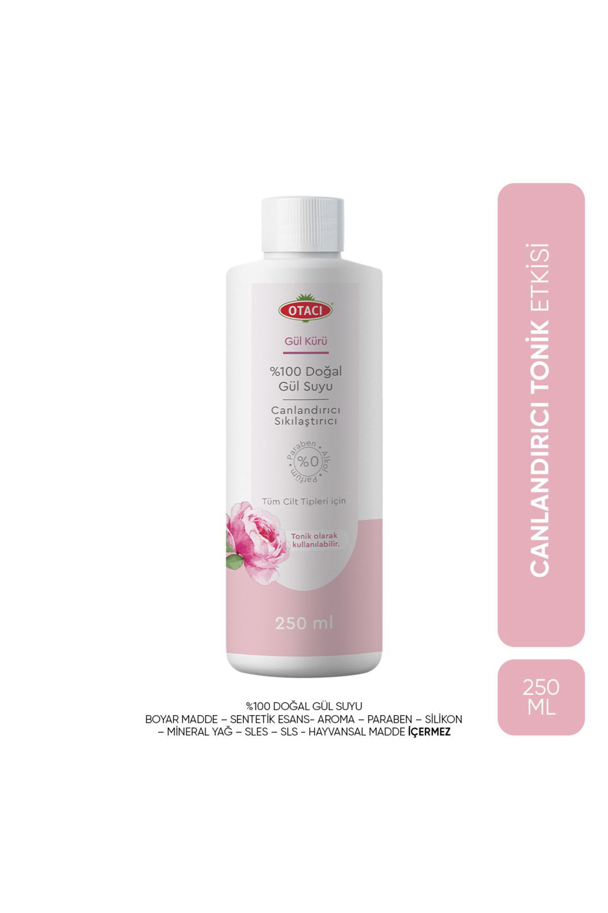 Otaci  Gül Kürü %100 Doğal Gül Suyu 250 Ml