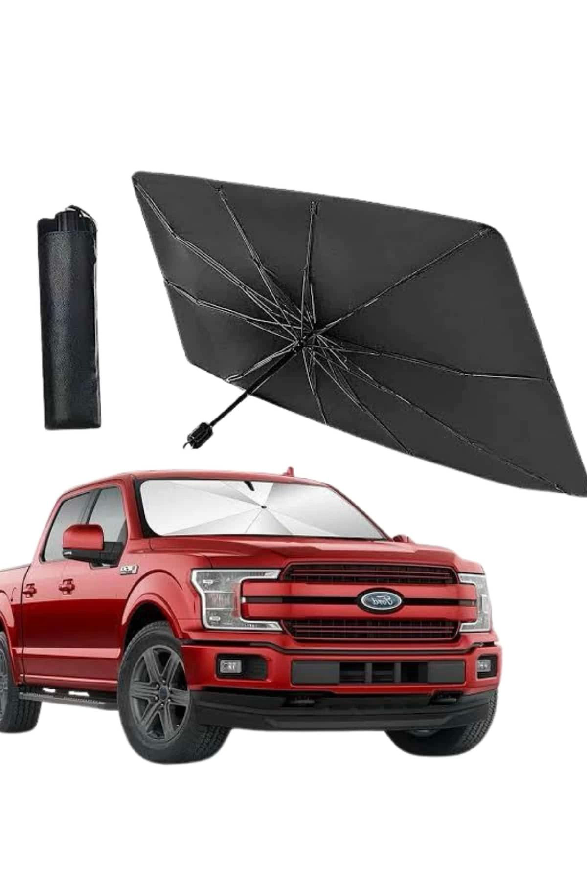 Yusuftex Oto Ön Cam Güneşliği Otomatik Katlanabilir Gölgelik Oto Cam Şemsi
