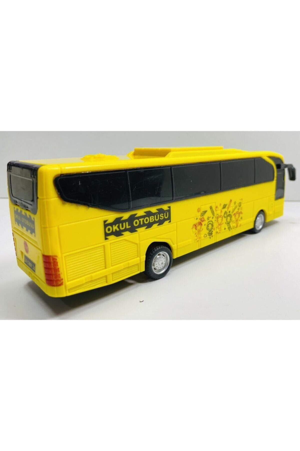 Oyuncak Store Otobüs Oyuncak Okul Otobüsü 23 Cm Sürtmeli Sari