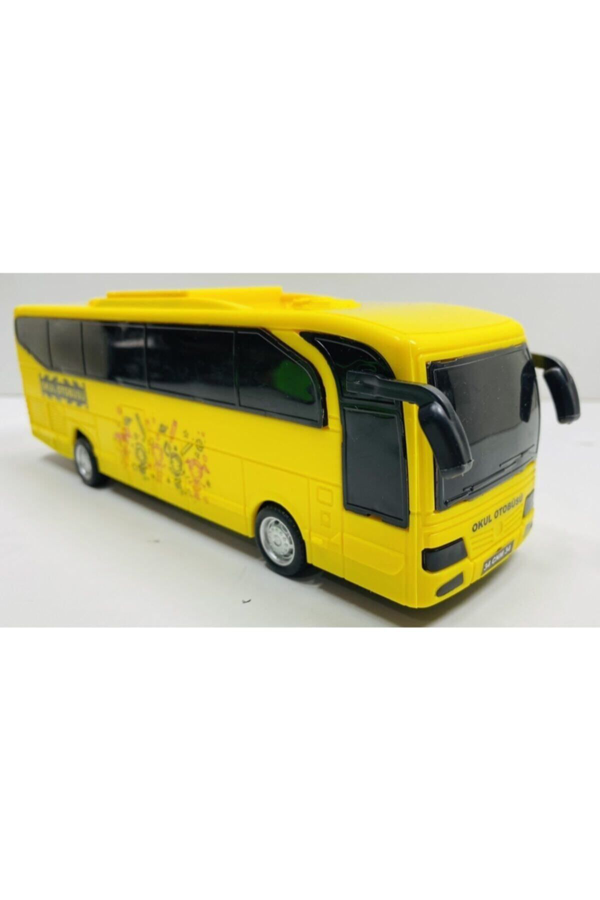 Oyuncak Store Otobüs Oyuncak Okul Otobüsü 23 Cm Sürtmeli Sari