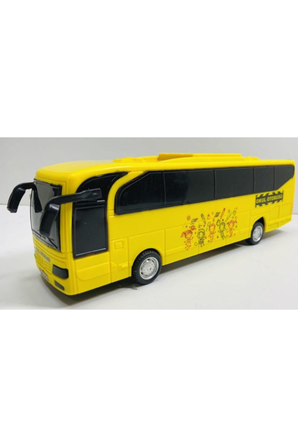 Oyuncak Store Otobüs Oyuncak Okul Otobüsü 23 Cm Sürtmeli Sari
