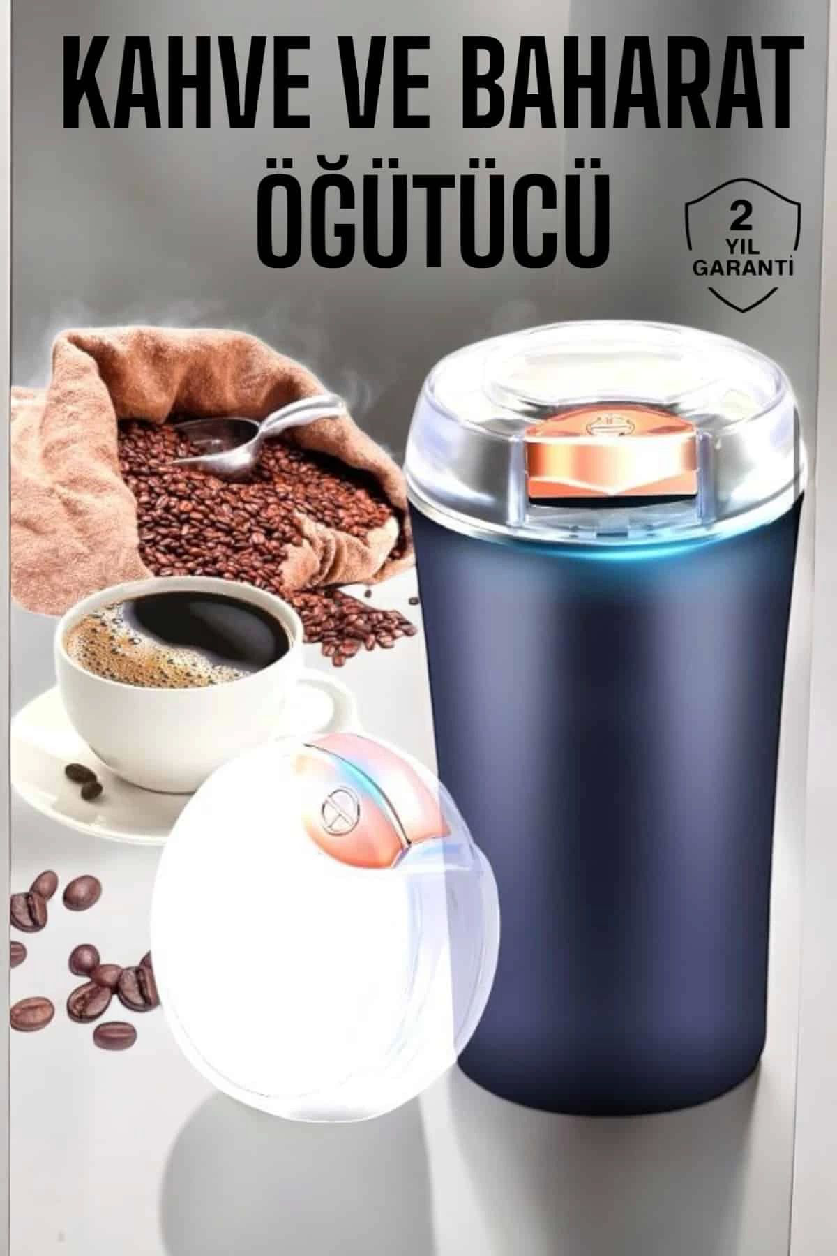 Yusuftex Otomatik Kahve Ve Baharat Öğütücü Kolay Ve Taşinabilir