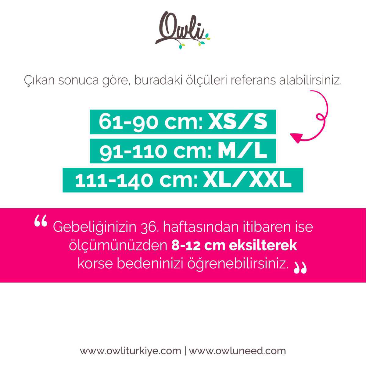 Owli  Doğum Sonrasi Korse Siyah