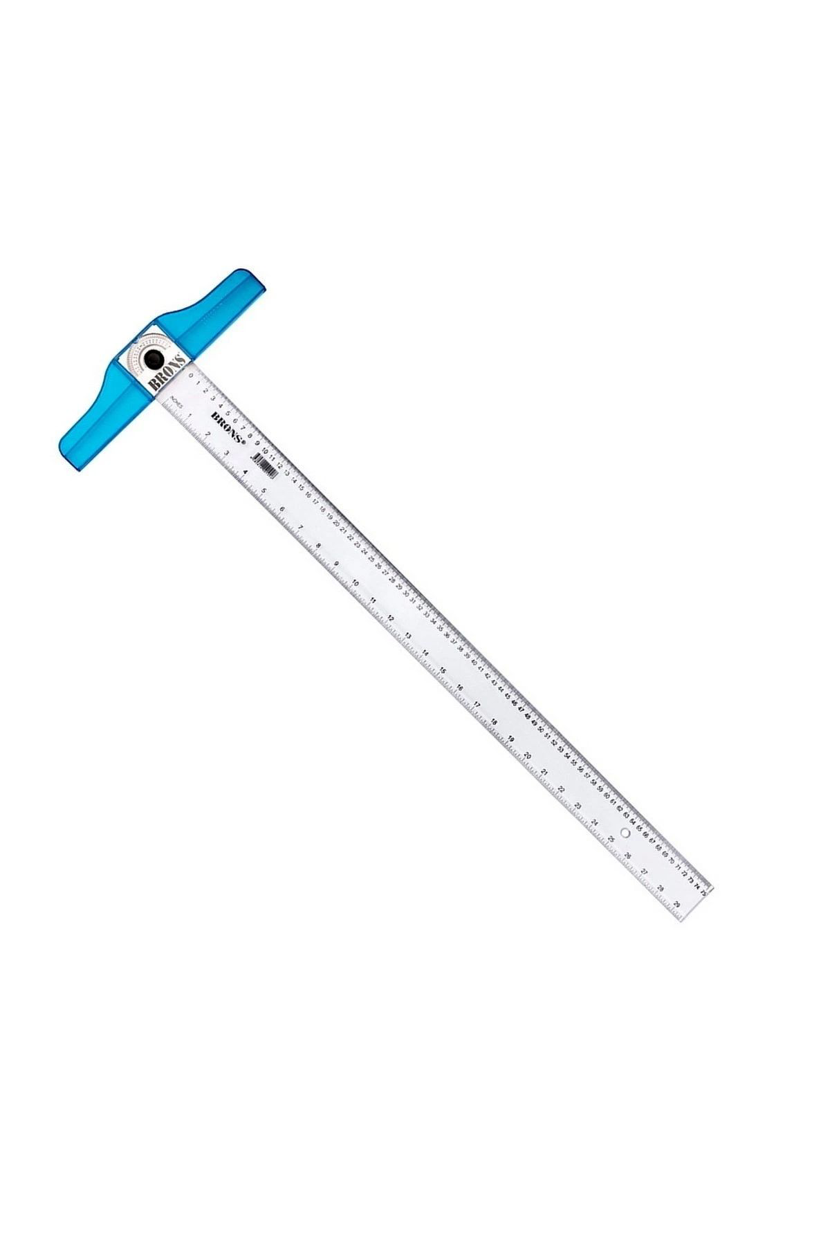 Brons Oynar Başlikli T Cetveli 75 Cm (Br-114)