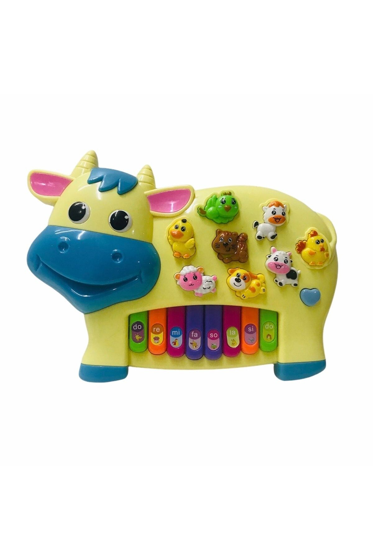 Can Ali Toys Oyuncak Piyano Türkçe Sesli Eğitici Oyuncak Çiftlik Hayvanlari Mü