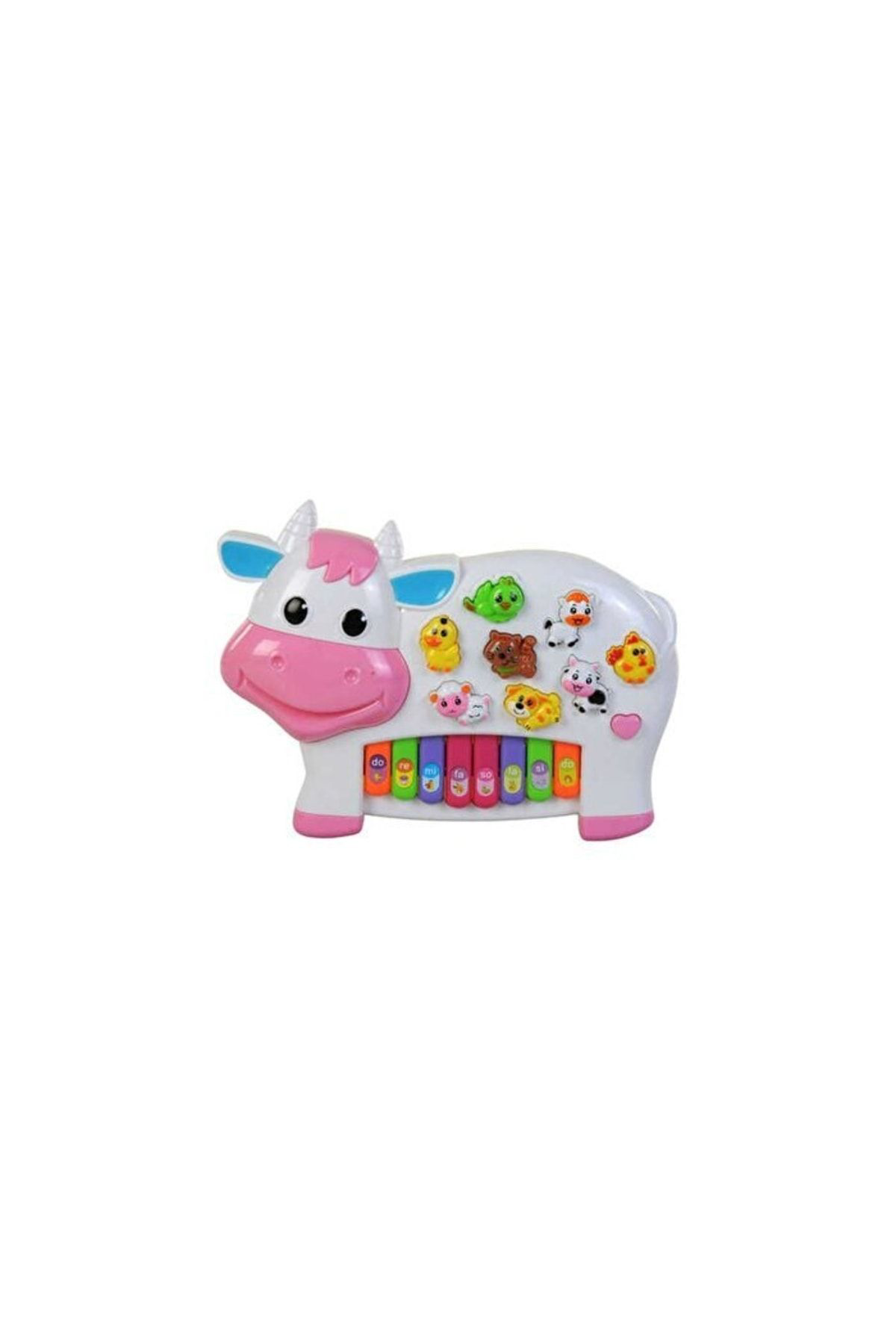 Can Ali Toys Oyuncak Piyano Türkçe Sesli Eğitici Oyuncak Çiftlik Hayvanlari Mü
