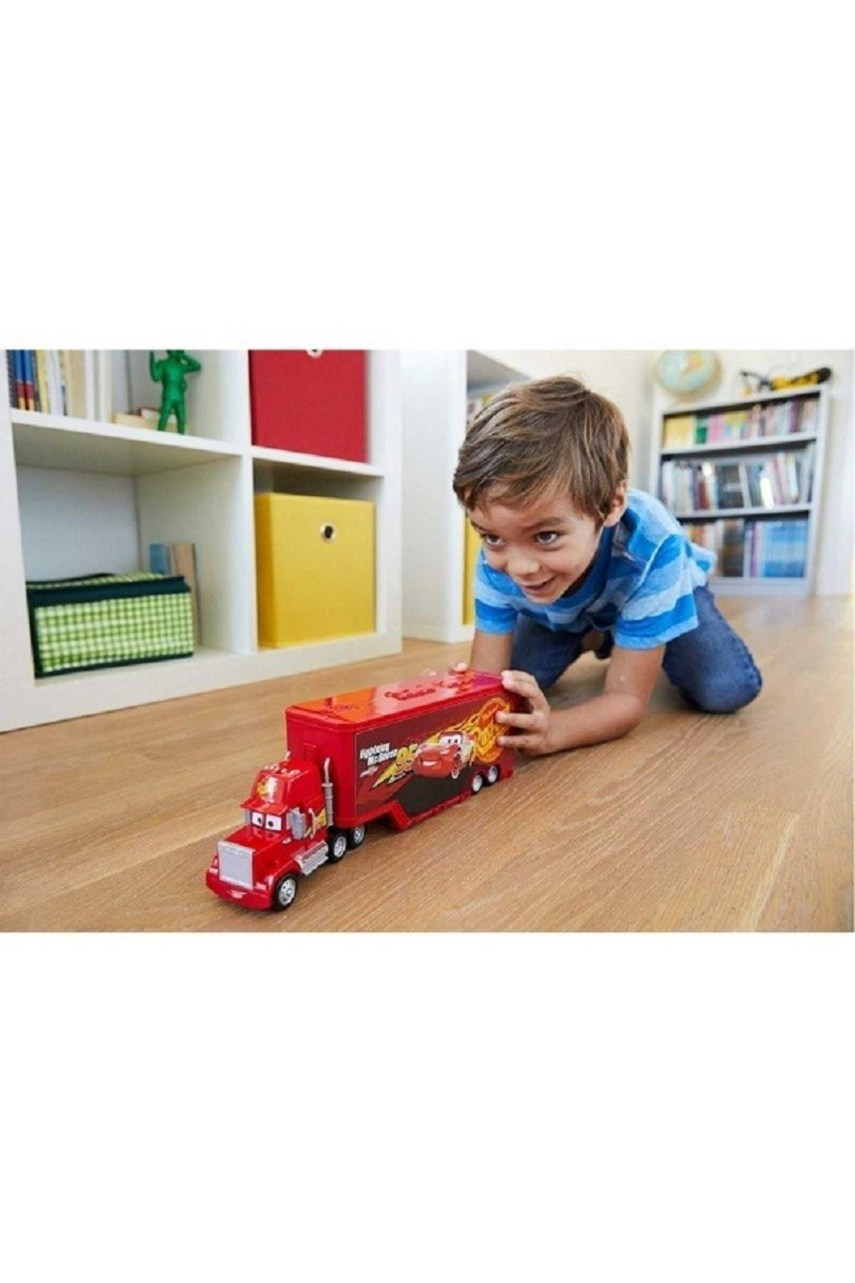Oyuncak Store Oyuncak Şimşek Mcqueen Mack Tir Ve Arkadaşlari 3 Araçli Oyuncak T