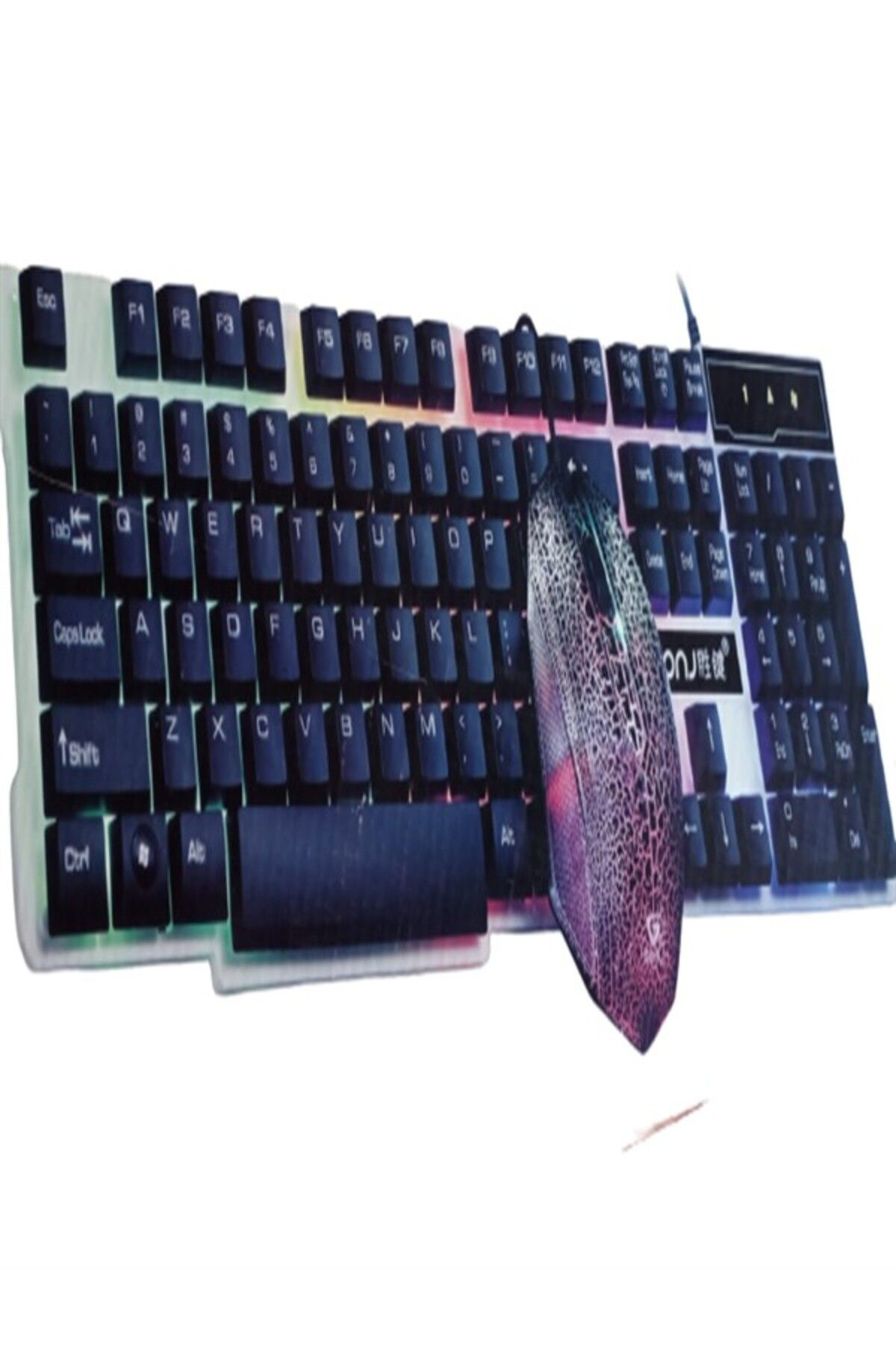 Plato Oyuncu Led İşikli Klavyesi Ve Mouse