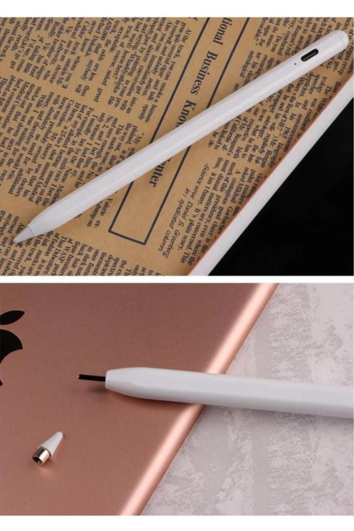 Pmr P-01 Beyaz Stylus Pen Kapasitif Dokunmatik Kalem Çizim Ve Tasarim