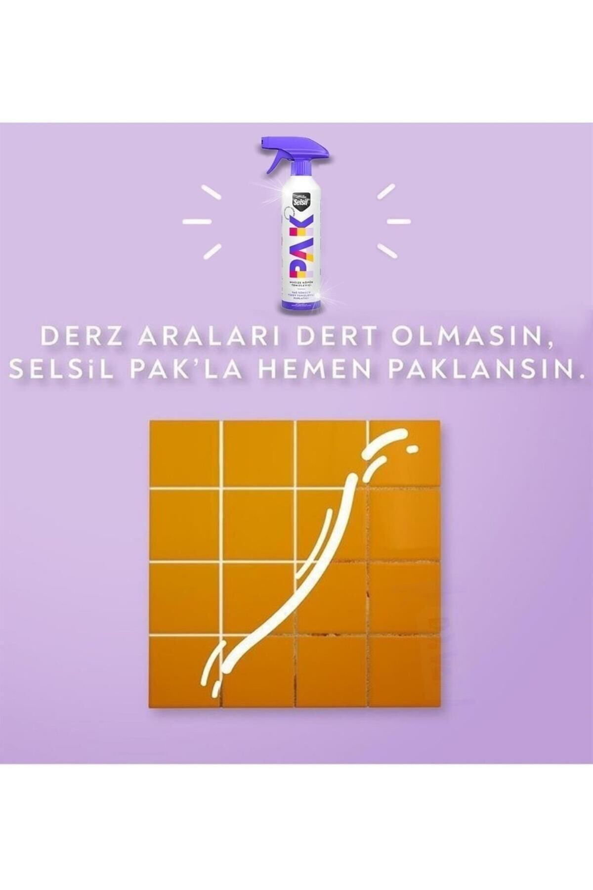 Selsil Pak 500 Ml X2 Mucize Köpük Temizleyici Sprey Yağ Sökücü Yüzey Tem