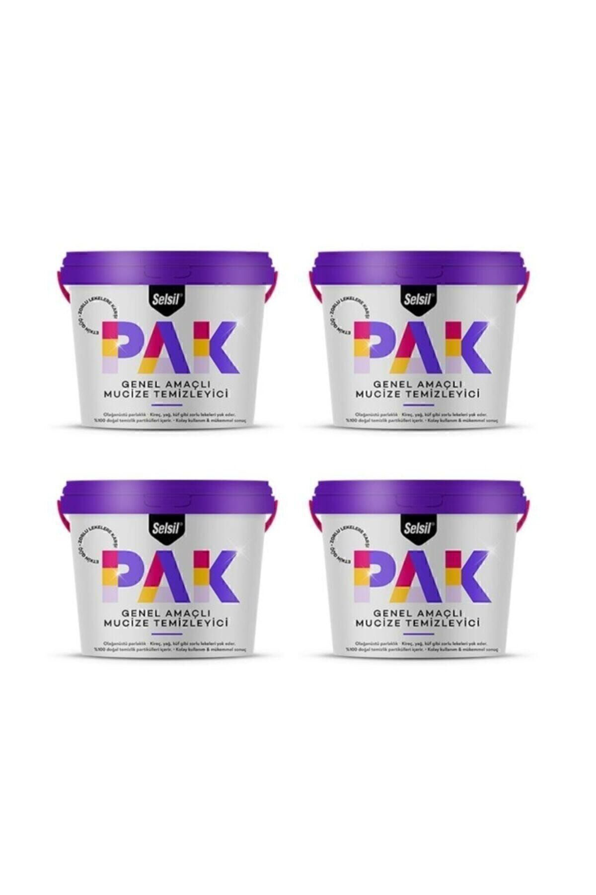 Selsil Pak Genel Amaçli Mucize Temizleyici 500 Gr X 4 Adet