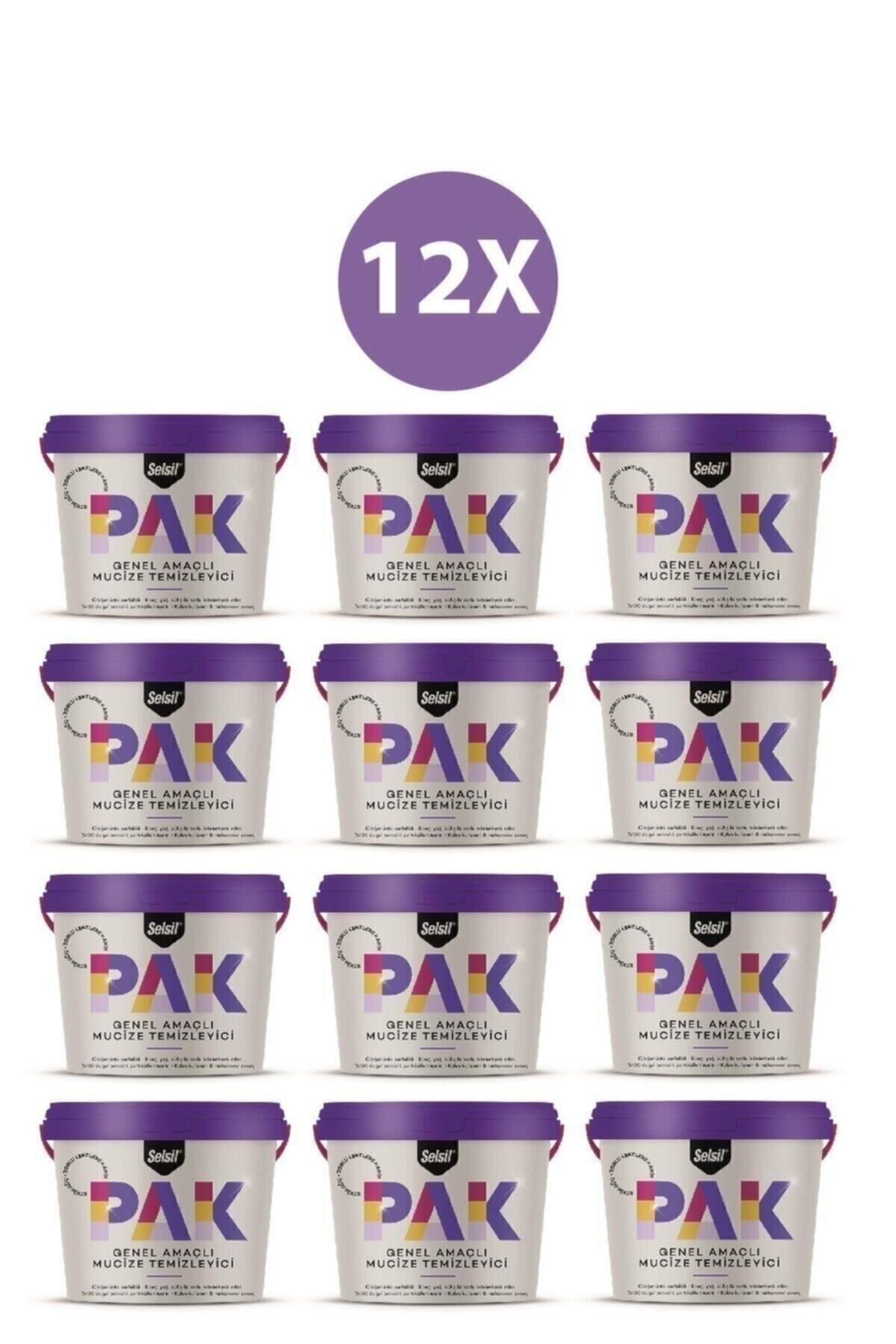 Selsil Pak Genel Amaçli Mucize Temizleyici 12'Li 500 Gr