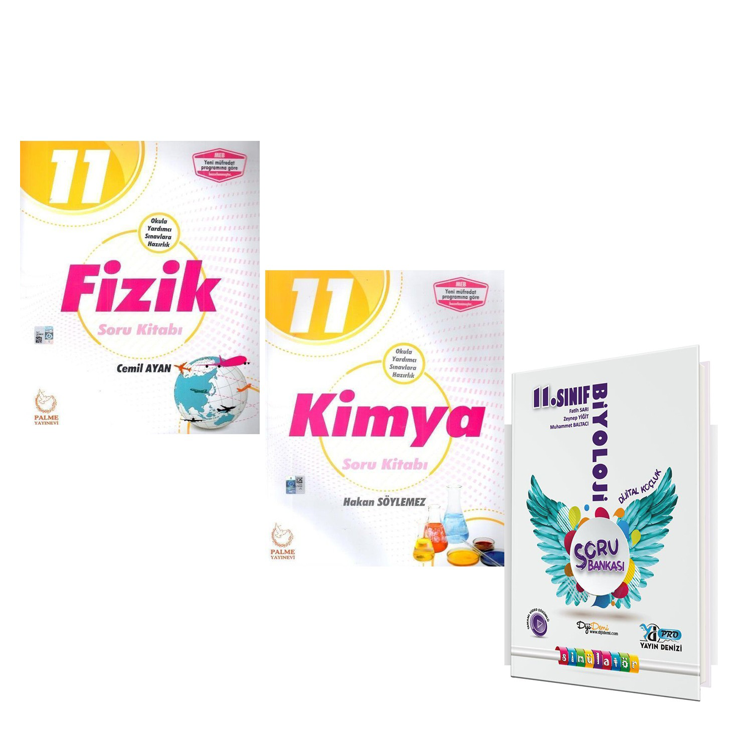Palme Yayinlari Palme 11.Sinif Fizik Kimya Ve Yayin Denizi Biyoloji Soru Bankasi 