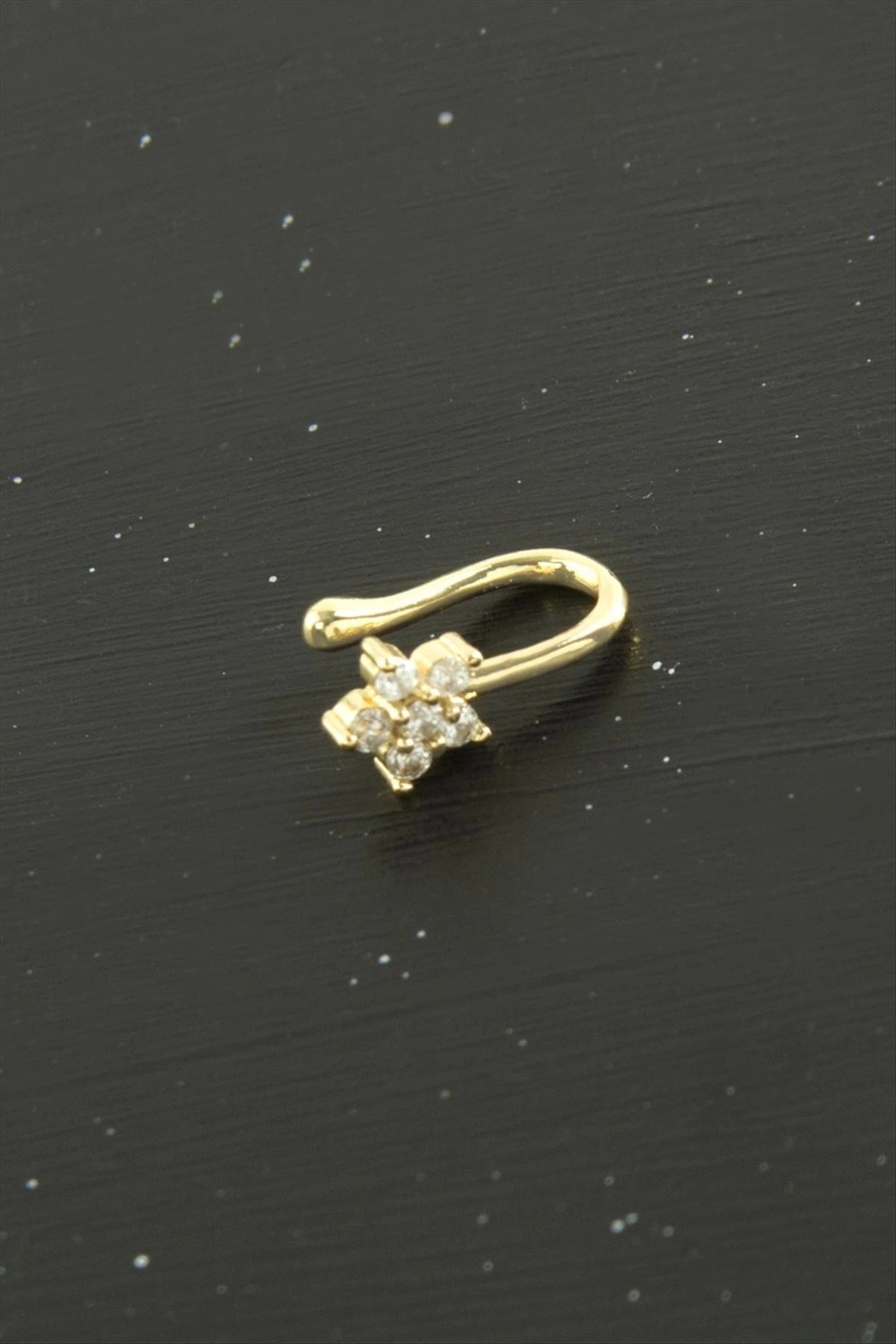 Pamiravm Papatya Tragus Zirkon Taşli Piercing 1 Adet
