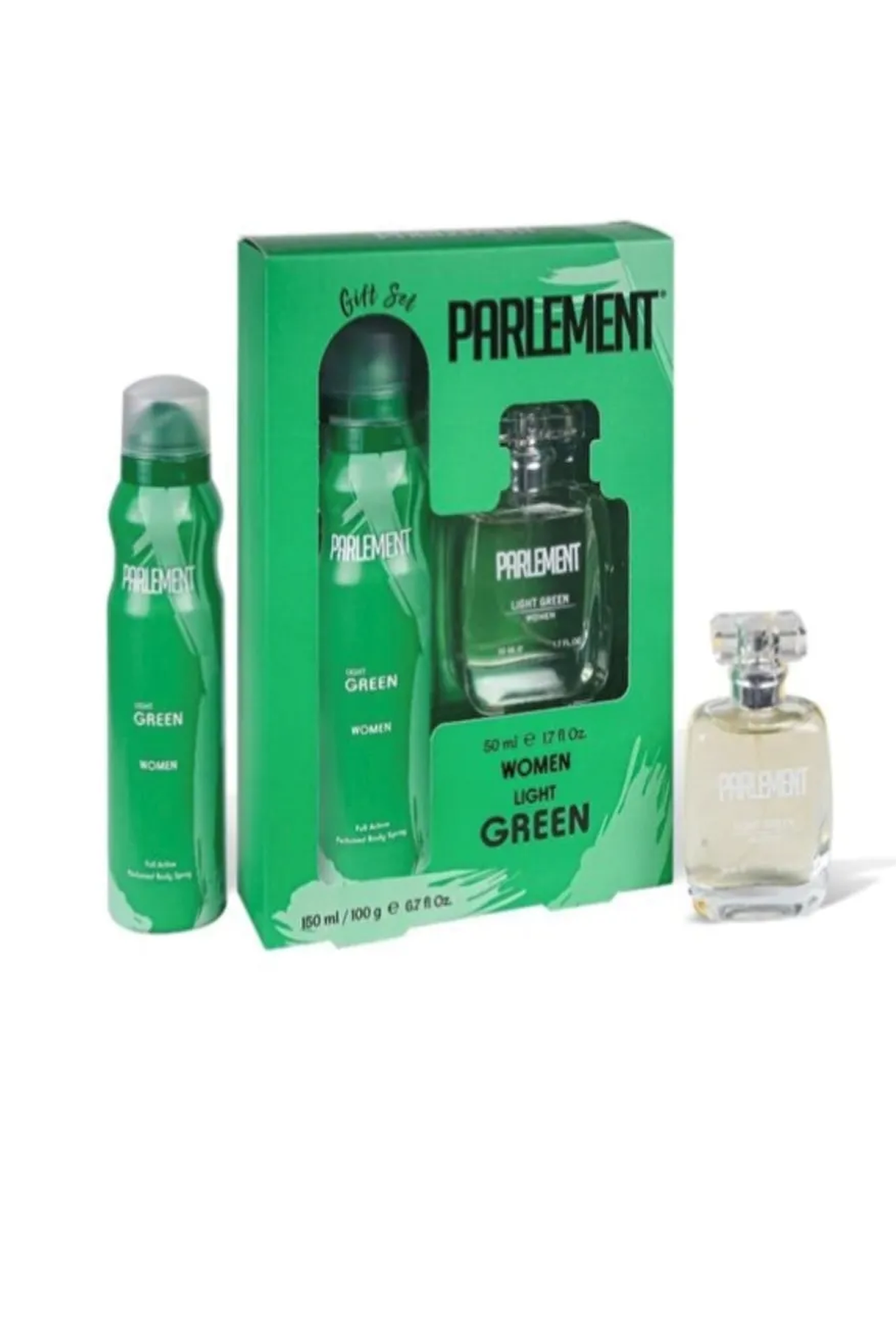 Just Cheap Store Parlement 50 Ml Light Green Kadin Parfüm + 150 Ml Deodorant Seti
