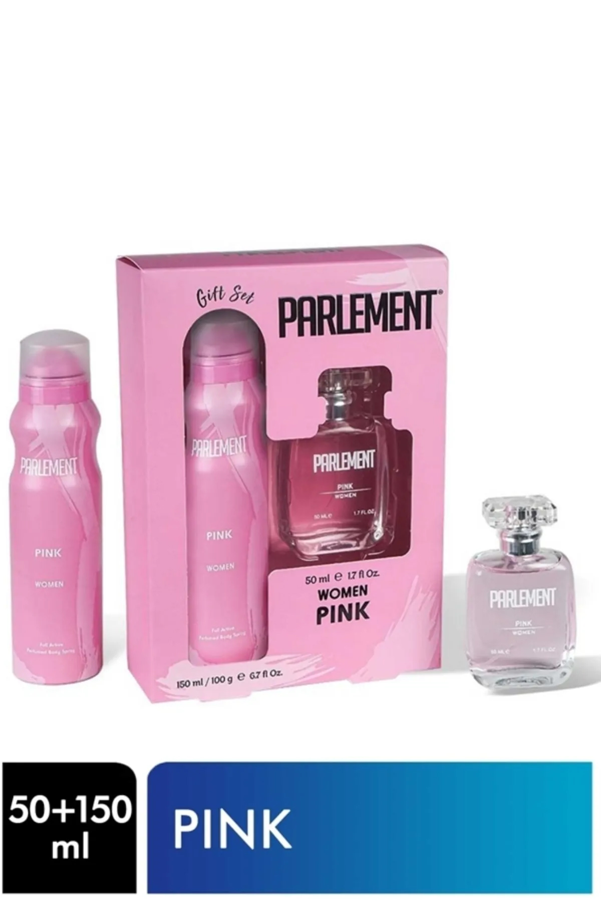 Just Cheap Store Parlement 50 Ml Pink Kadin Parfüm + 150 Ml Deodorant Seti
