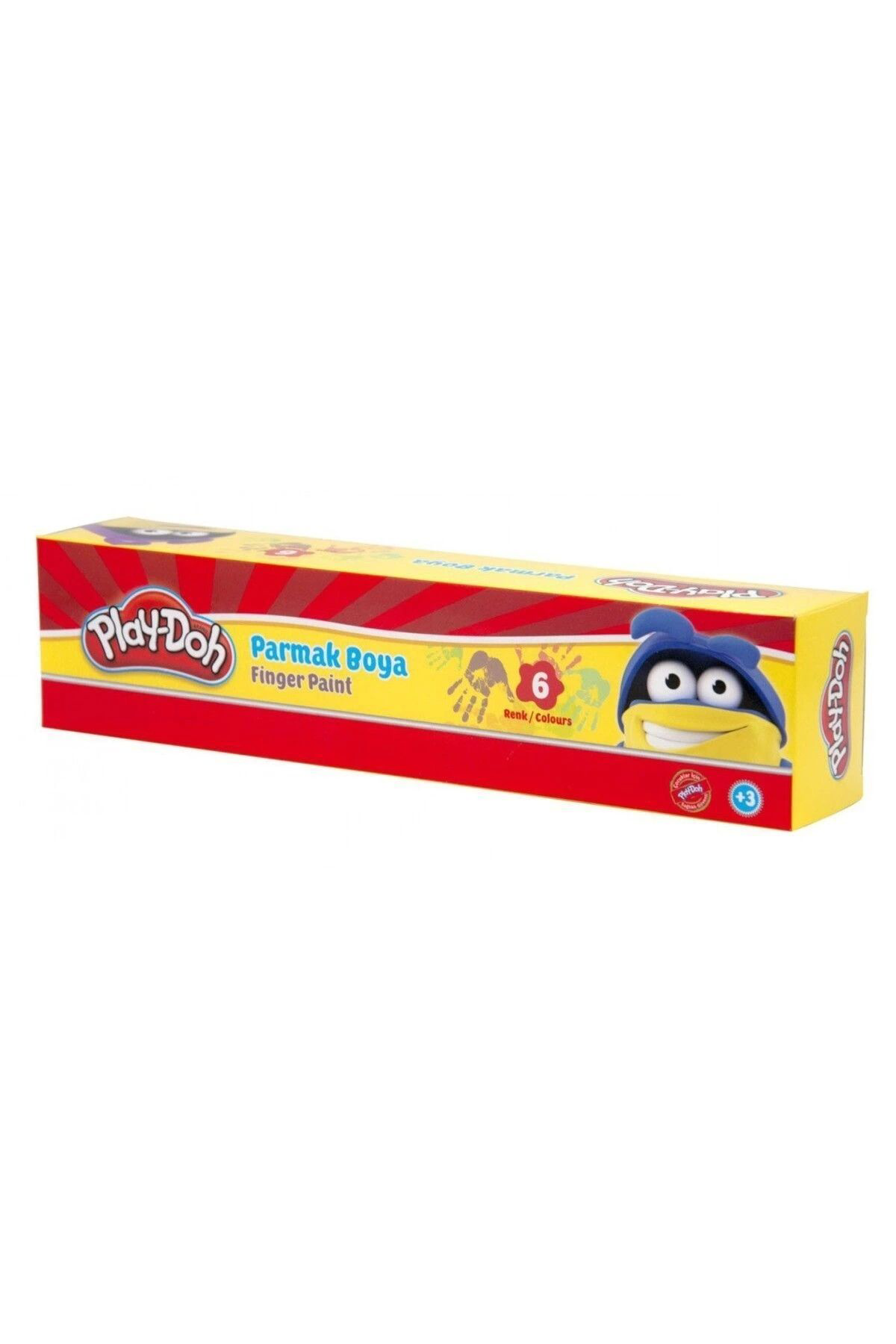 Play Doh Parmak Boyasi 6 Renk X 25 Ml Paletli Kap
