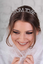 İhtiyaçavm Parti Gümüş Renk Metal Taşli Mom To Be Taç Baby Shower Anne Taci