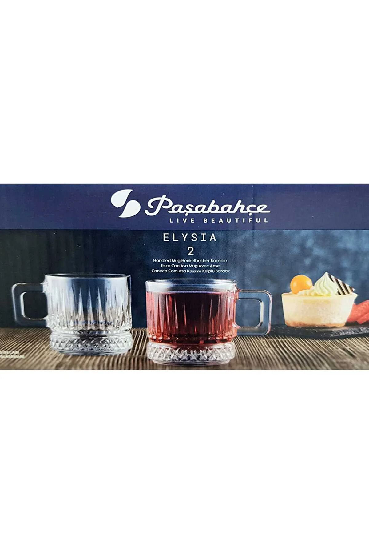 Paşabahçe  55422 Elysia Kulplu Bardak 195 Cc 2Li