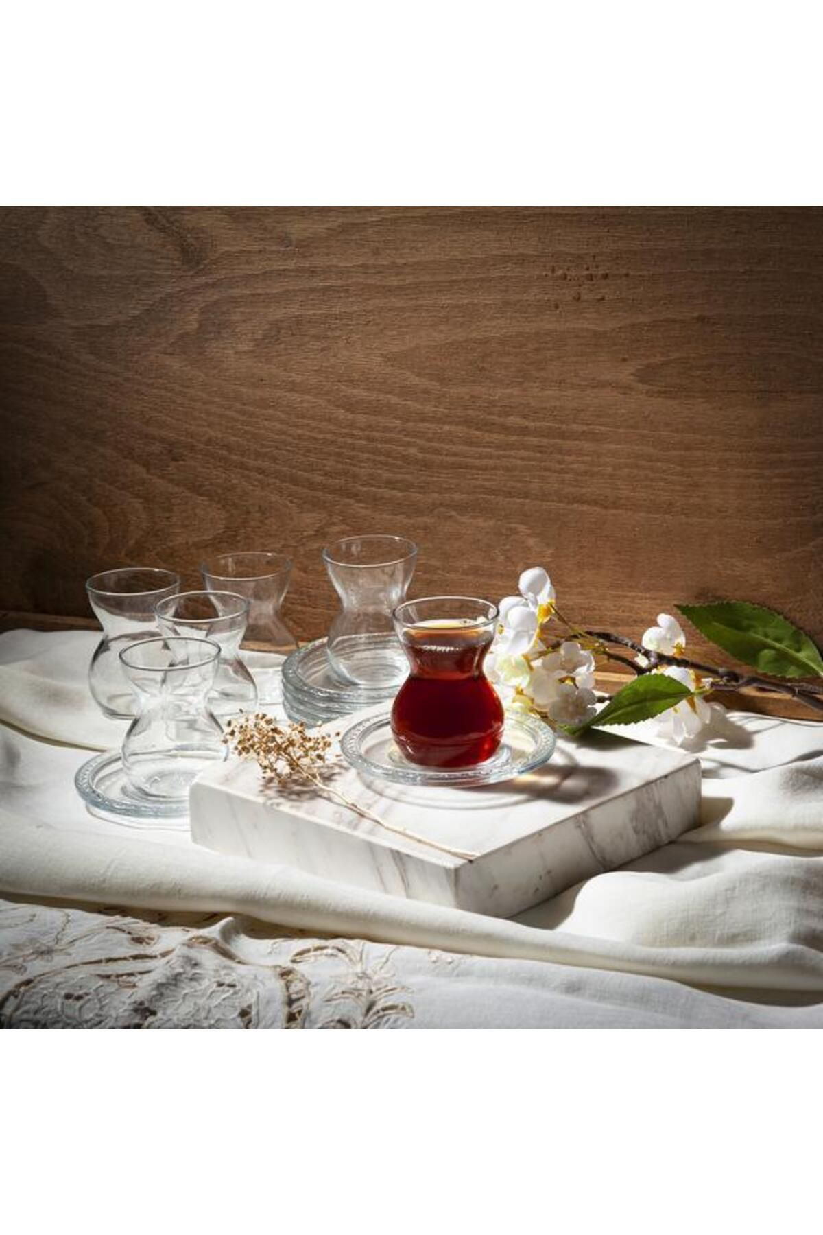 Paşabahçe Pasabahce 96575 Etnik Cay Takimi 6 Li 12 Prc