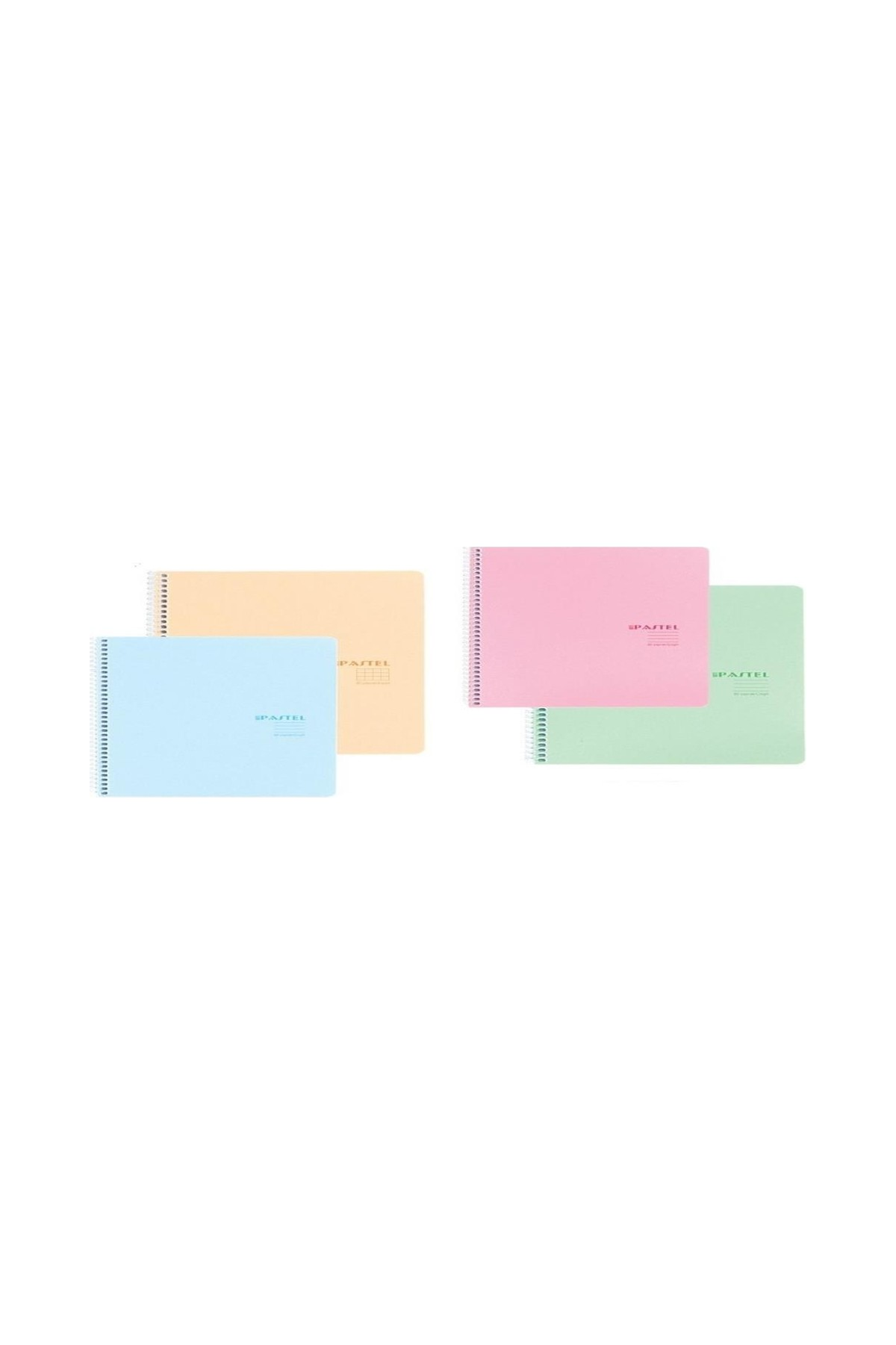 Just Cheap Store Pastel Resim Defteri Pp Kapak Spiralli 17X25 Cm 24'Lü