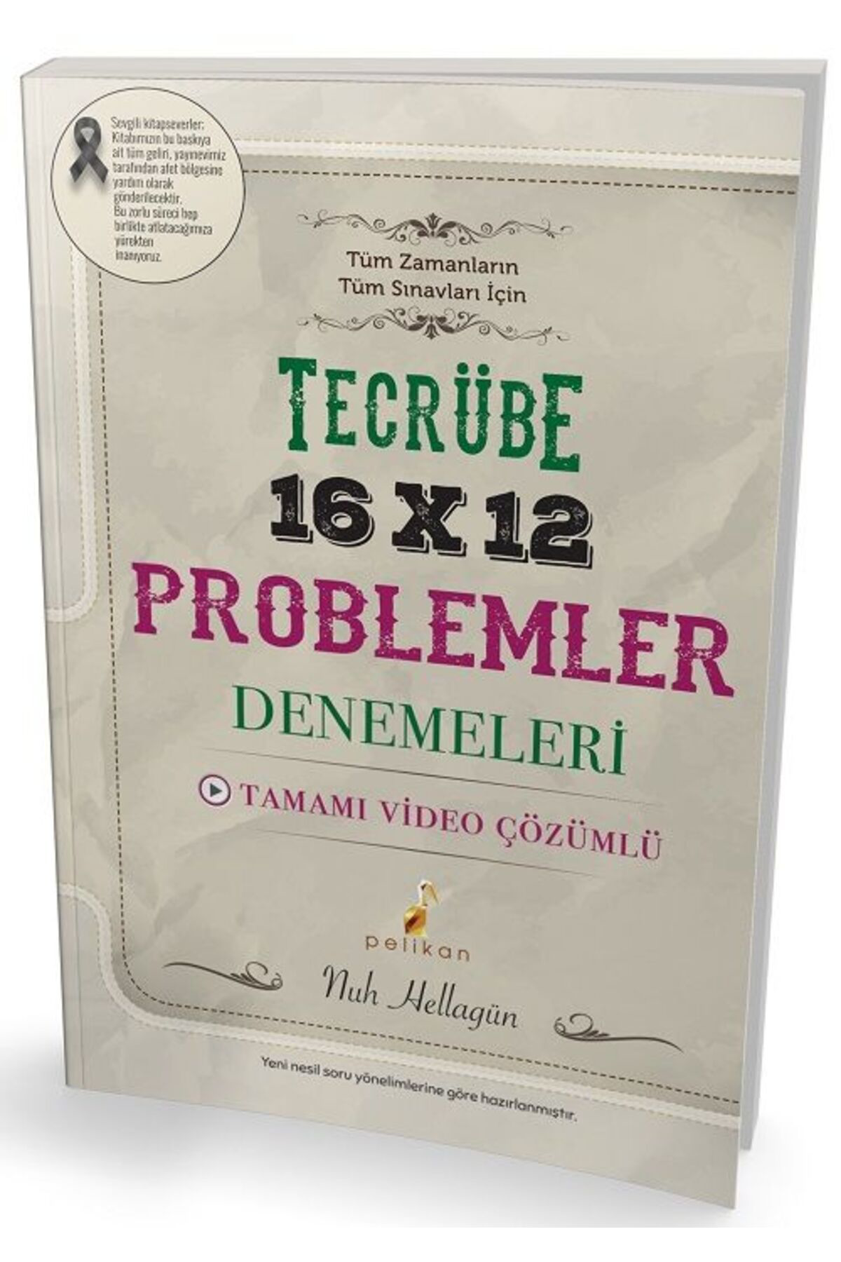 Pelikan Yayinlari Pelikan Kpss Dgs Ales Yks Problemler Tecrübe 16X12 Deneme Video Ç