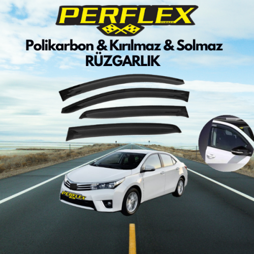 Just Cheap Store Perflex Polikarbon Kirilmaz Rüzgarlik V2 Mugen Toyota Corolla 201