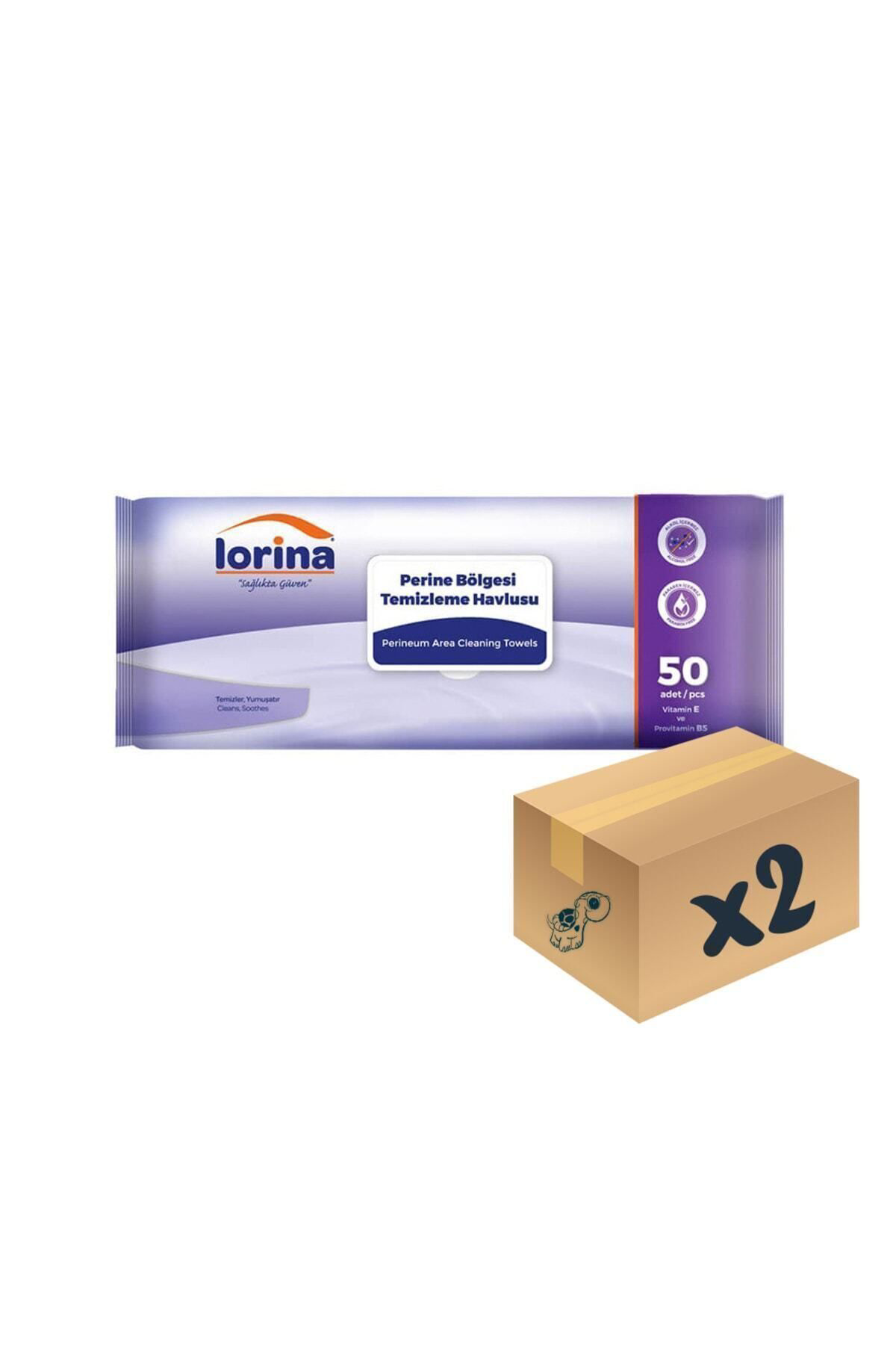 Lorina Perine Bölgesi Temizleme Havlusu 50’Li 2 Paket