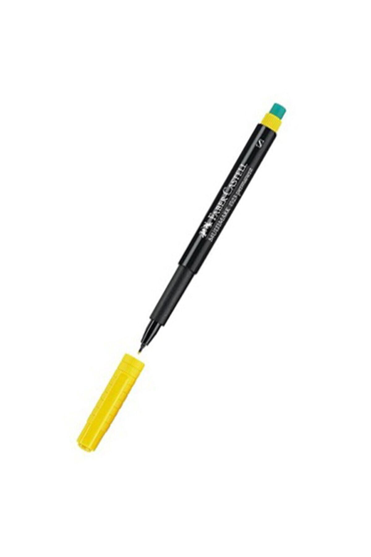 Faber Castell Permanent Asetat Kalemi Cd Kalemi S Sari