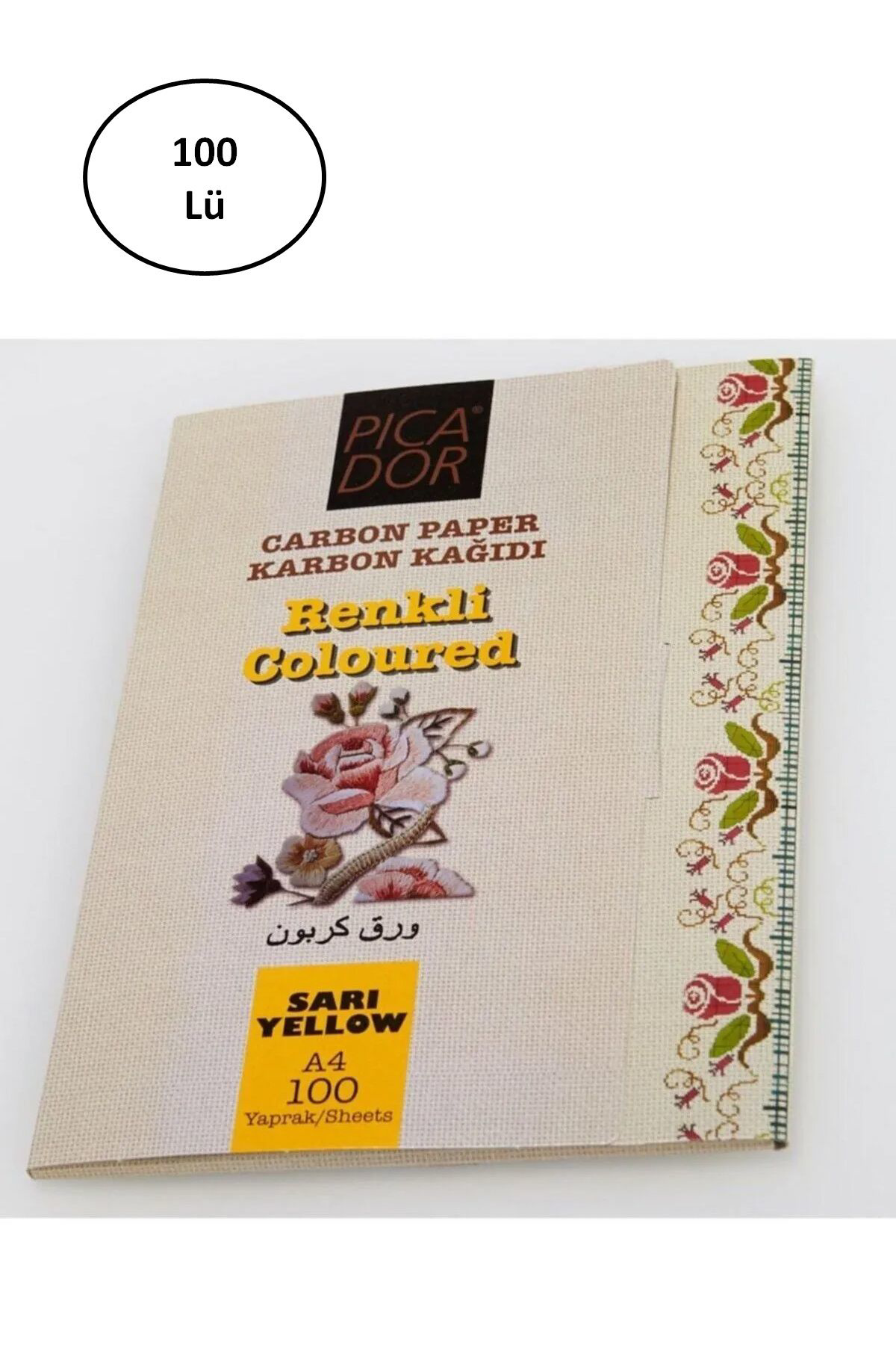 Cexos Picador Sari Karbon Kağidi A4 100 Adet - Cbt1961-9759