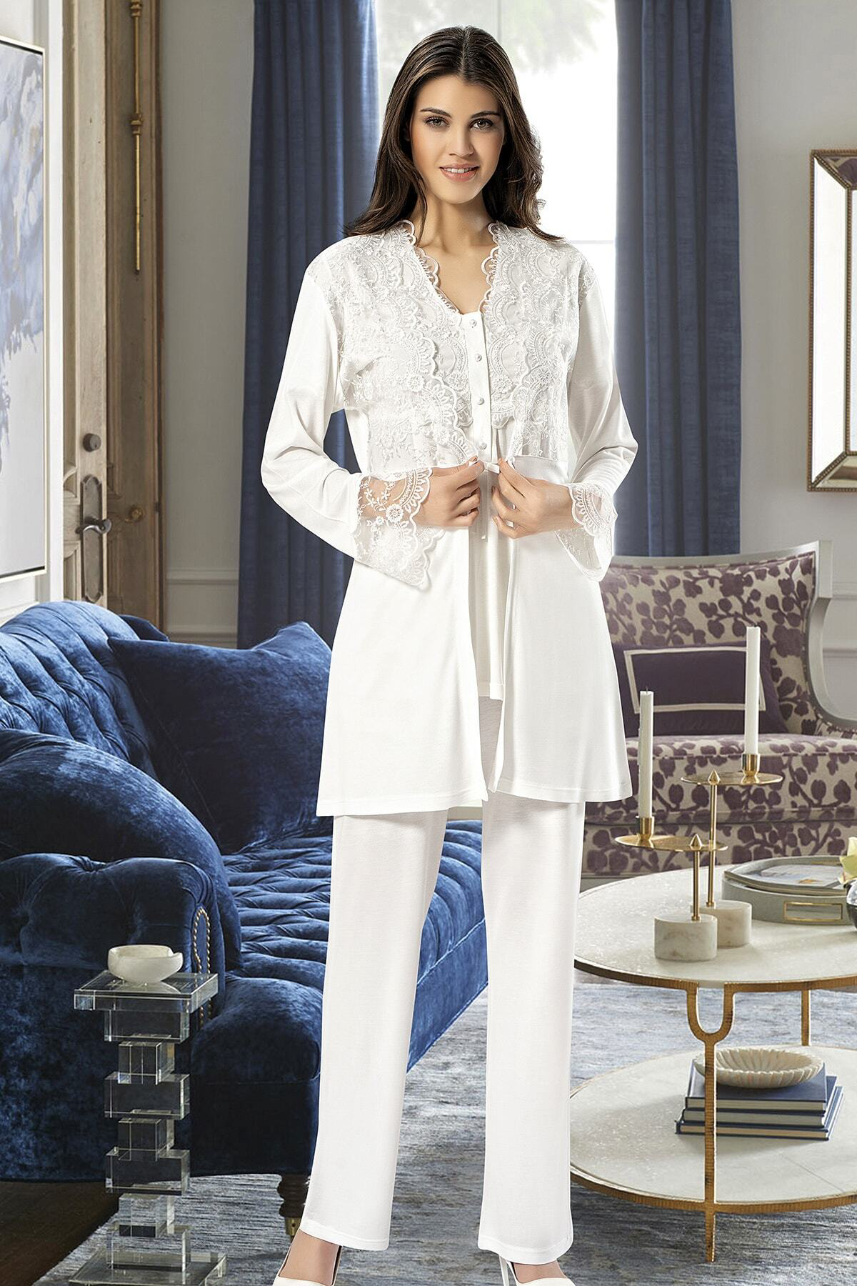 Xses Pijama Takimi, 3'Lü Takim, Lohusa Pijama Takimi, 4300