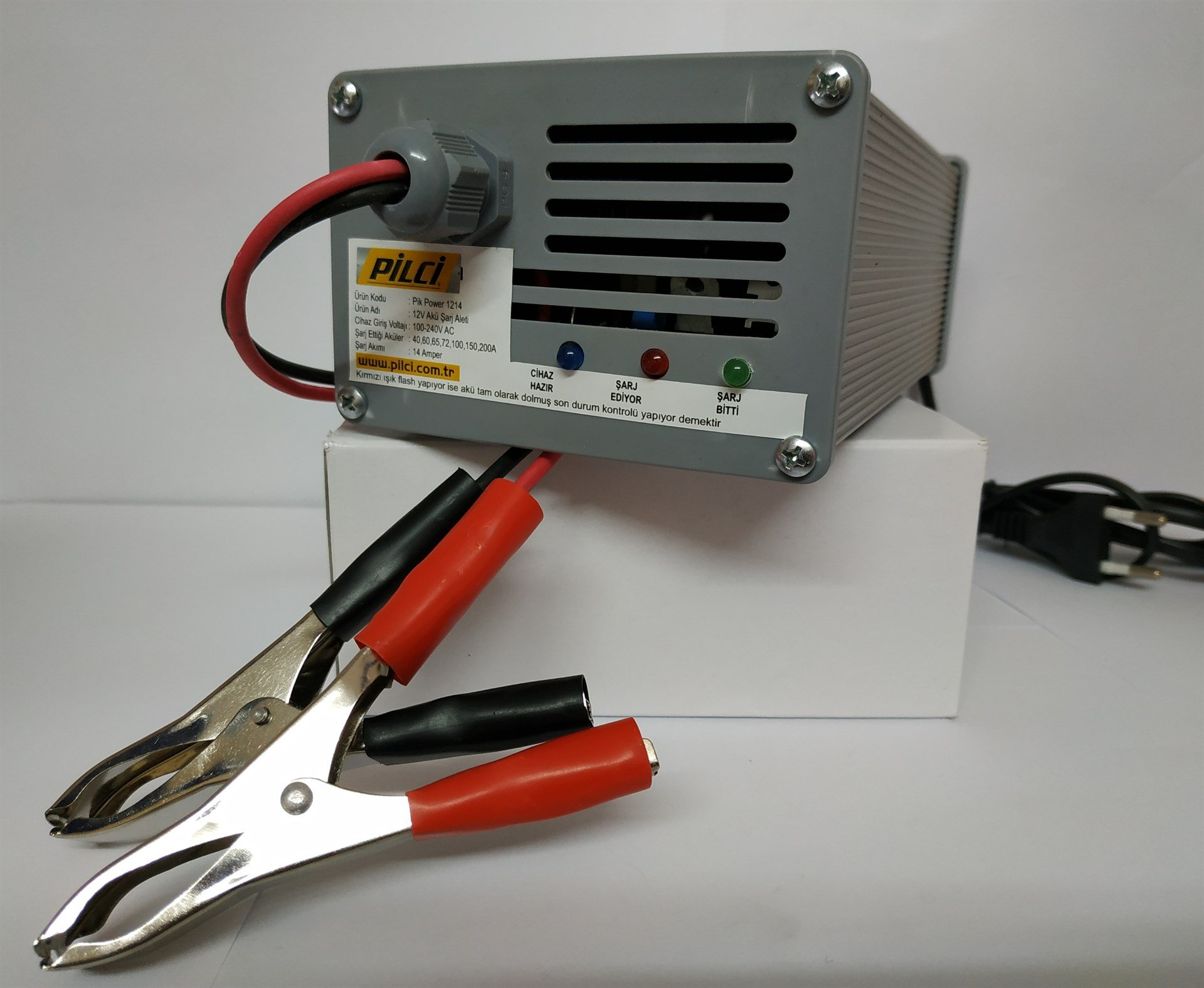 Herz Pik Power 1214 (12 V - 14 Ah) Akü Şarj Cihazi