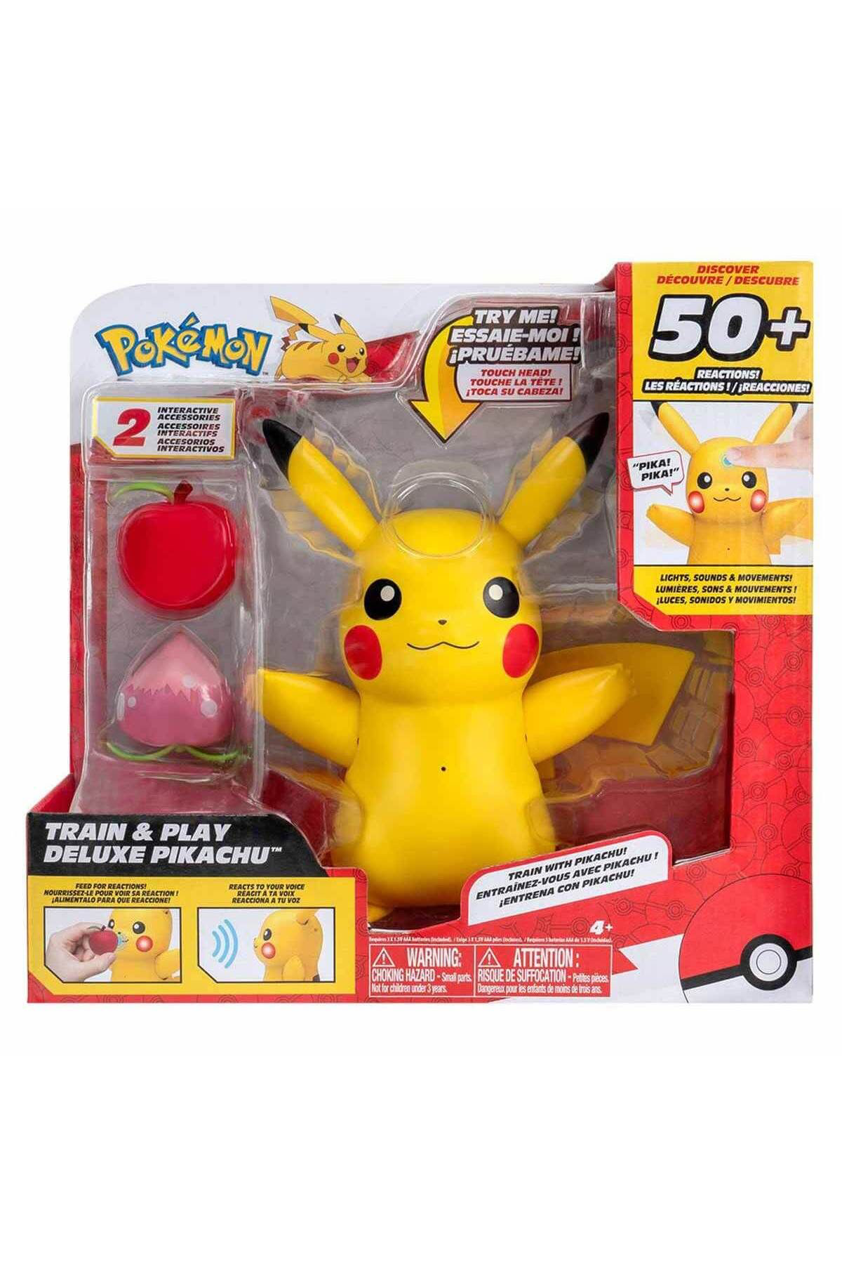 Sunman Pikachu Sesli Ve İşikli İnteraktif Deluxe Figür