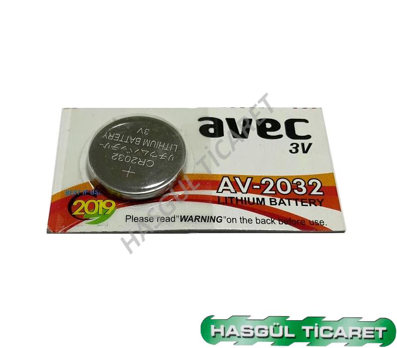 Hsgl Pil Av-2032 3 V Lityum Pil 