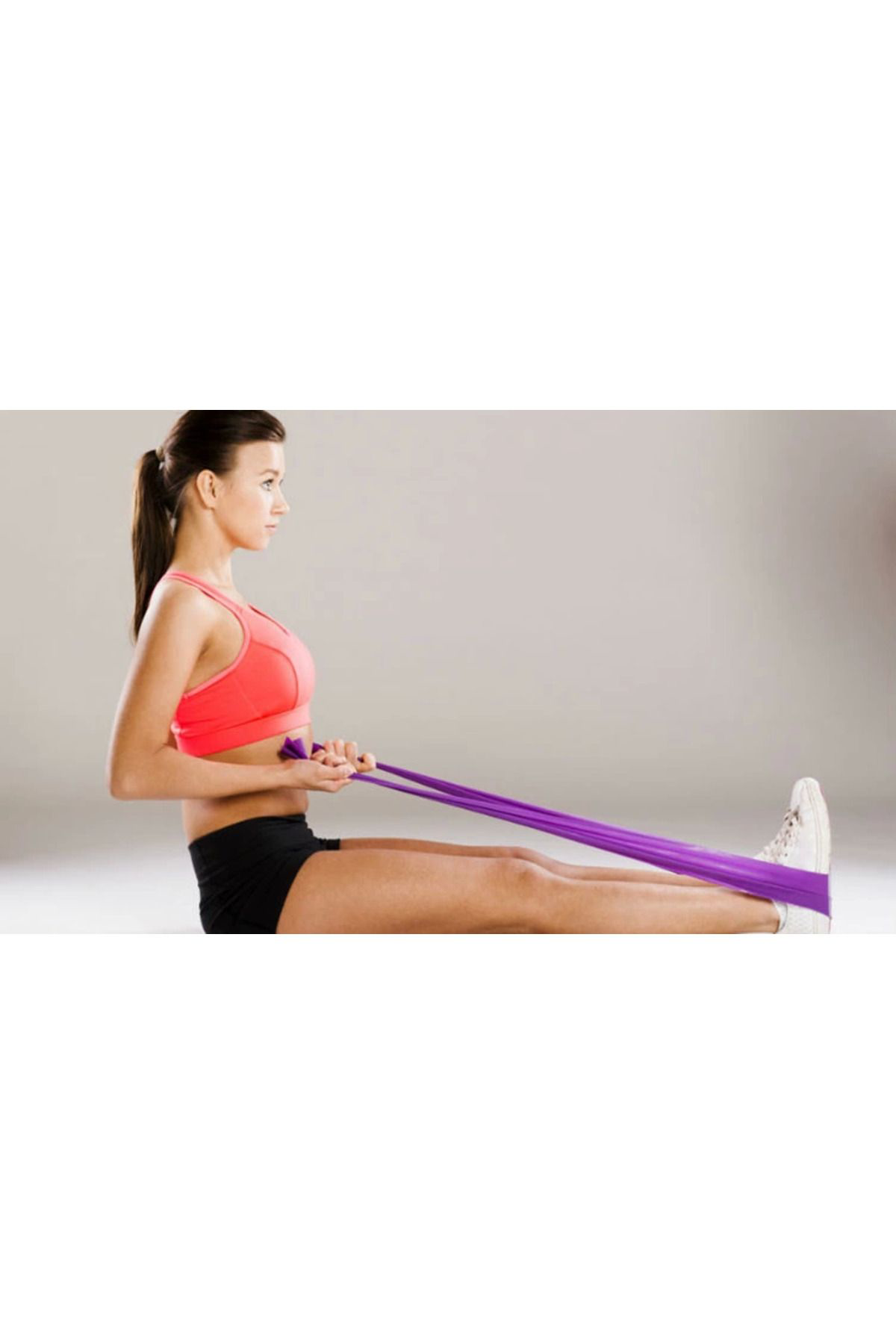 Yusuftex Pilates Seti - Top - Pompa - Bant (336336)