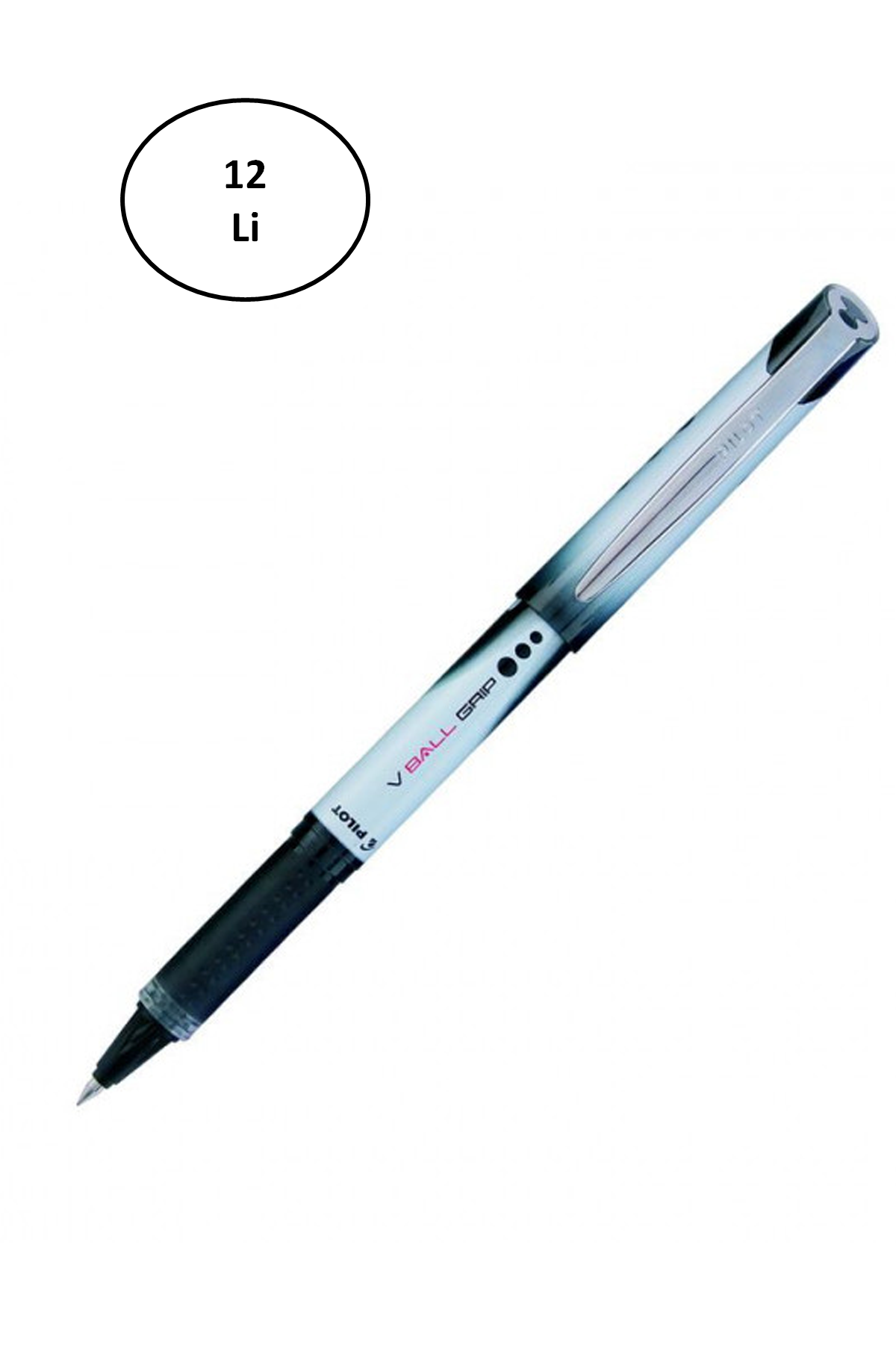 Just Cheap Store Pilot Kalem V-Ball Grip 0.5 Siyah 12'Li